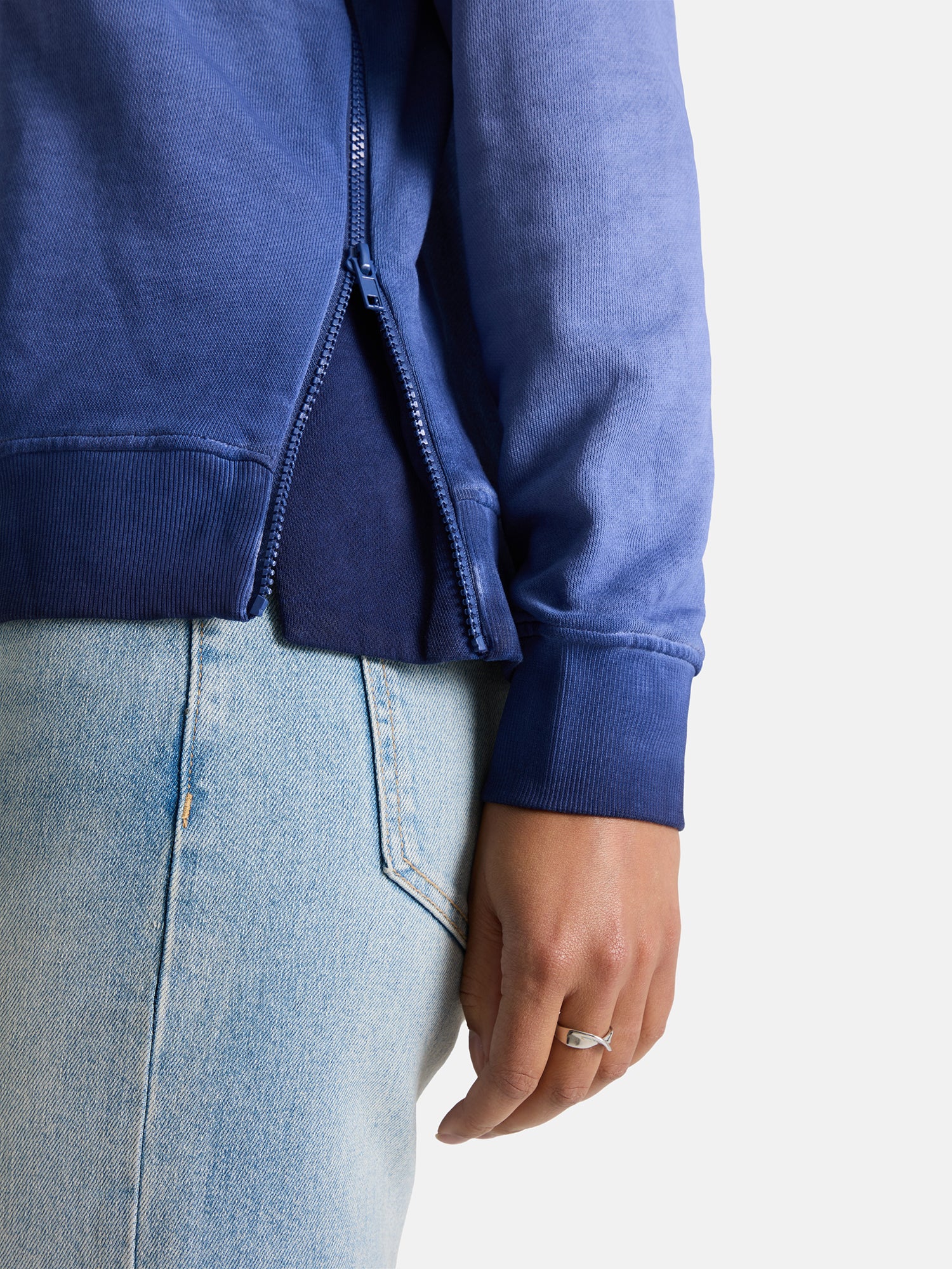 Sweatshirt "NavyEP" aus Baumwolle