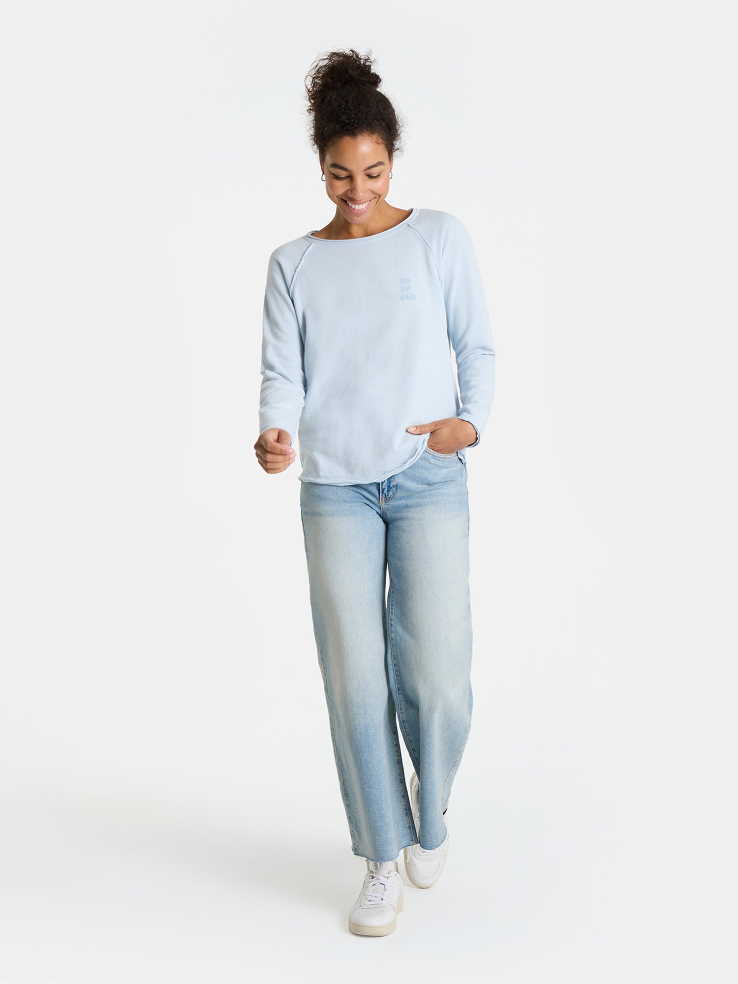 Sweatshirt "CathrinaEP" aus Baumwolle