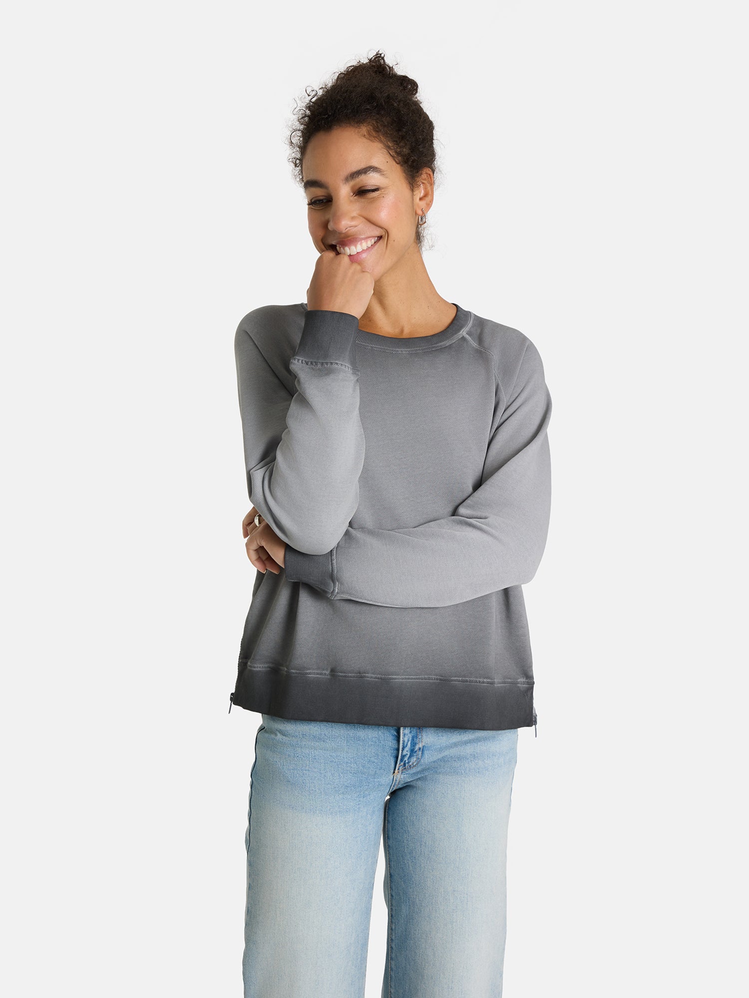 Sweatshirt "NavyEP" aus Baumwolle