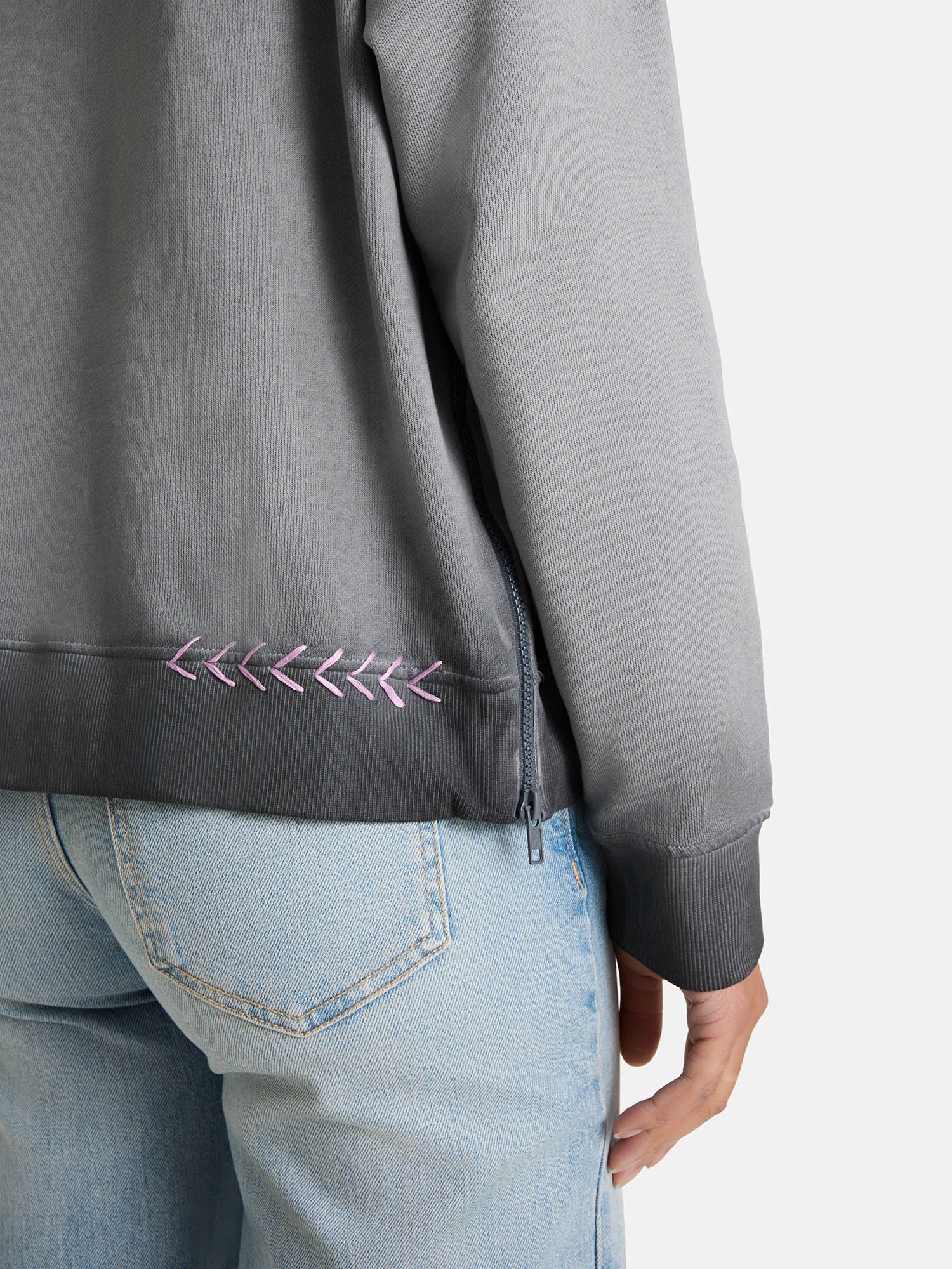 Sweatshirt "NavyEP" aus Baumwolle