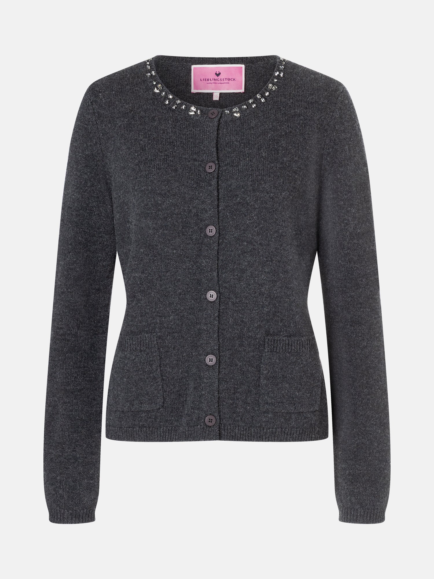 Strickjacke "BrilliL" aus Wollmix