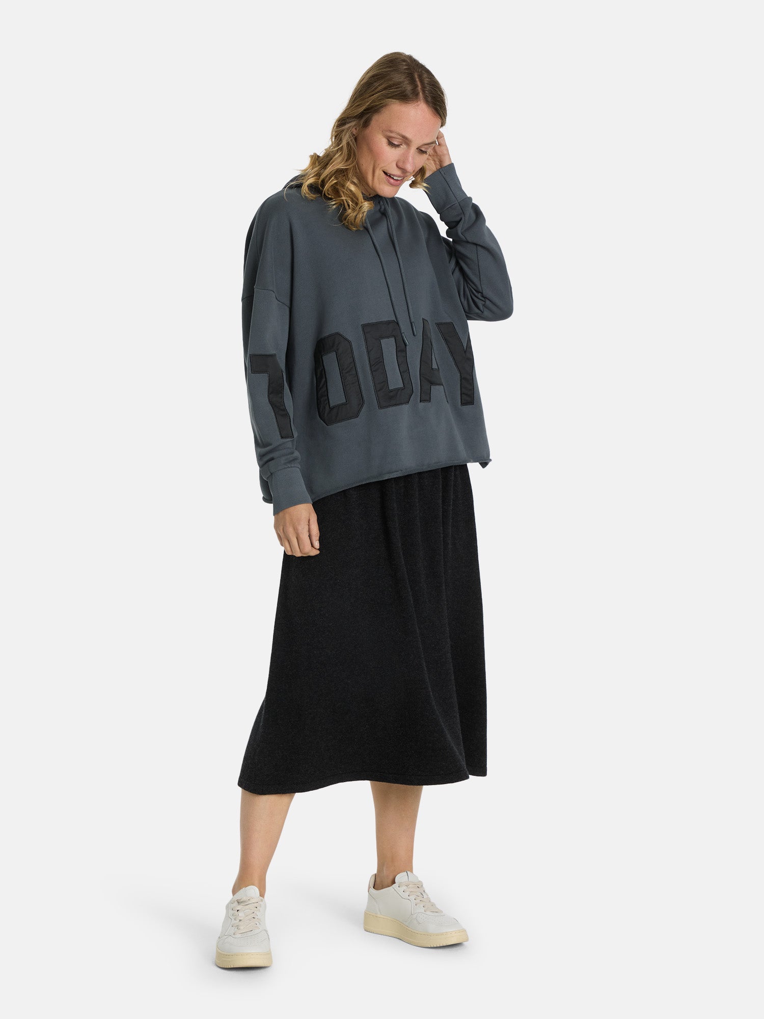 Sweatshirt "JergasL" aus Baumwolle