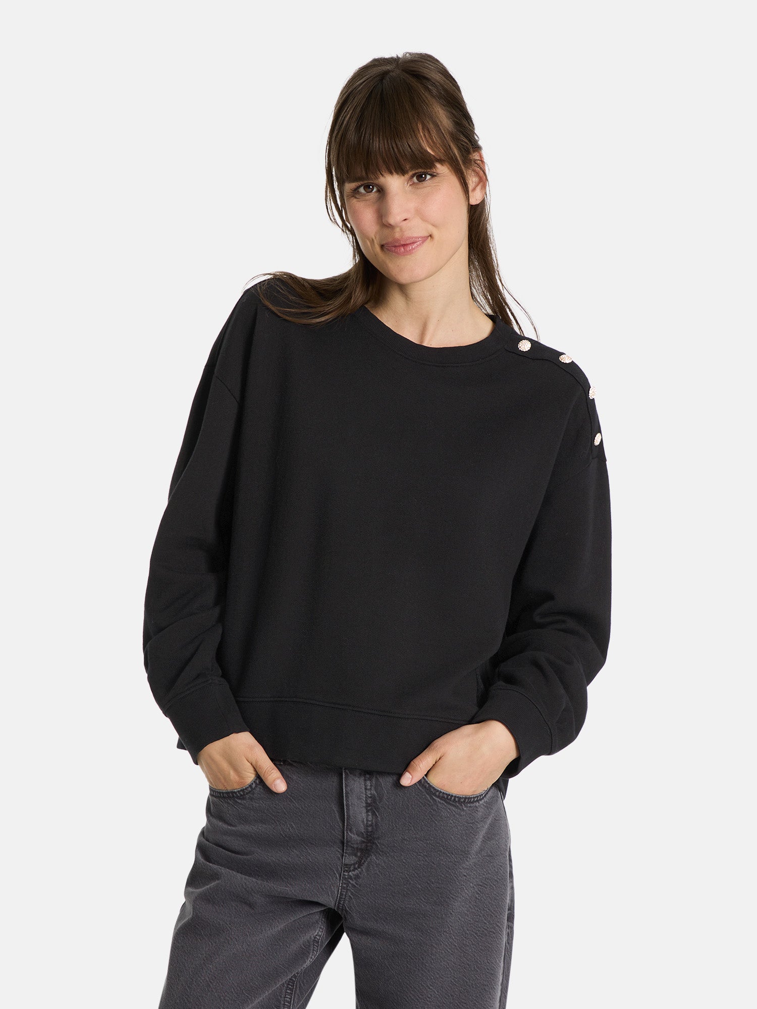 Sweatshirt "SitaL" aus Baumwolle