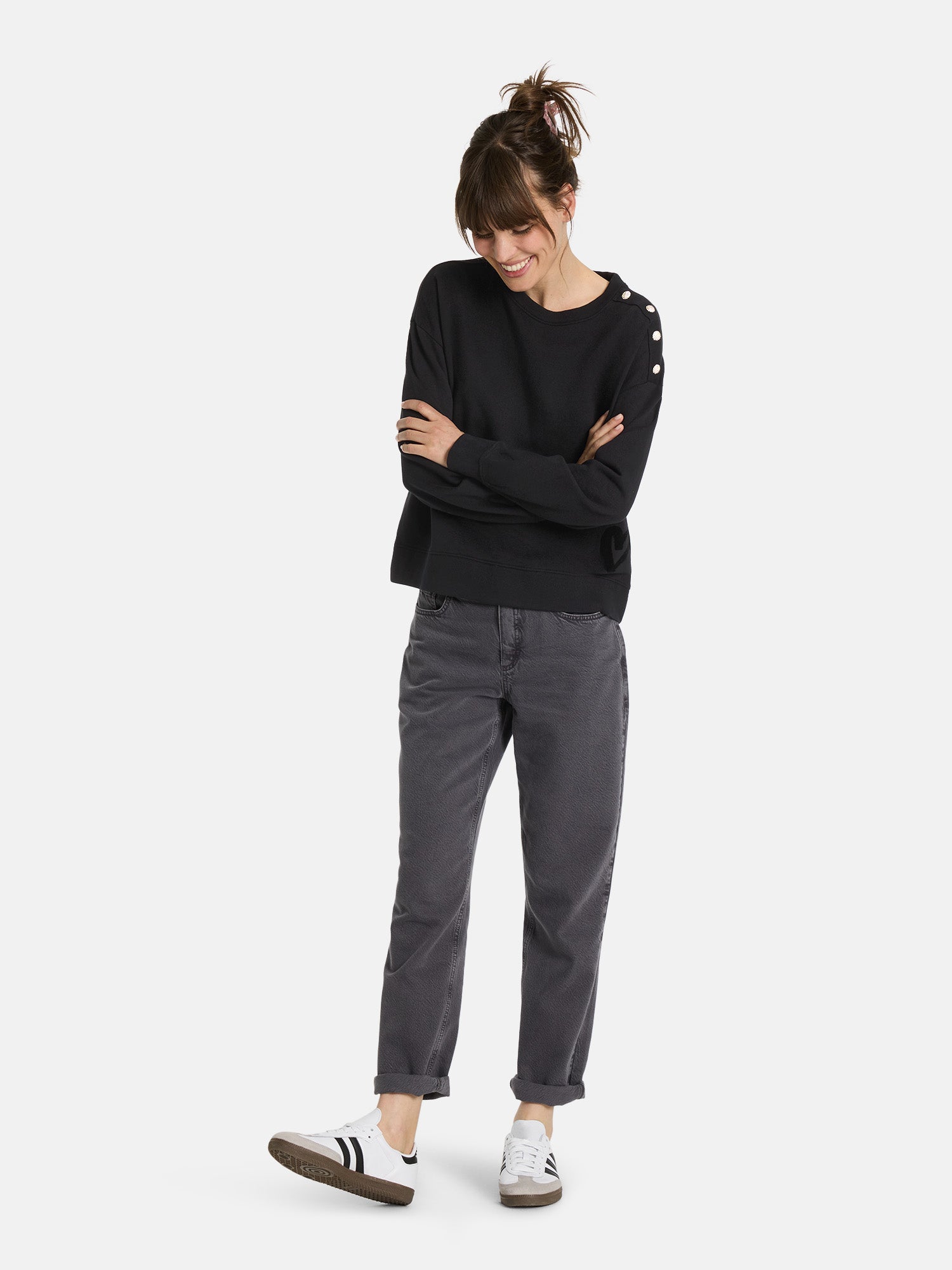 Sweatshirt "SitaL" aus Baumwolle