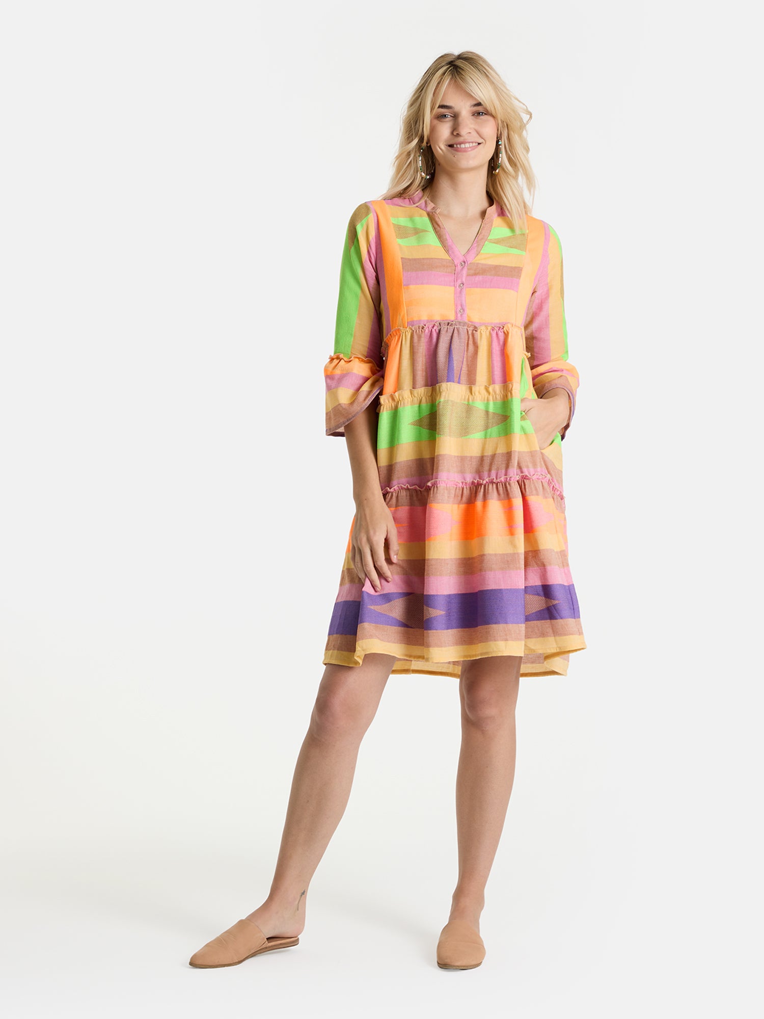 Kleid "LuluciL" aus Baumwollmix