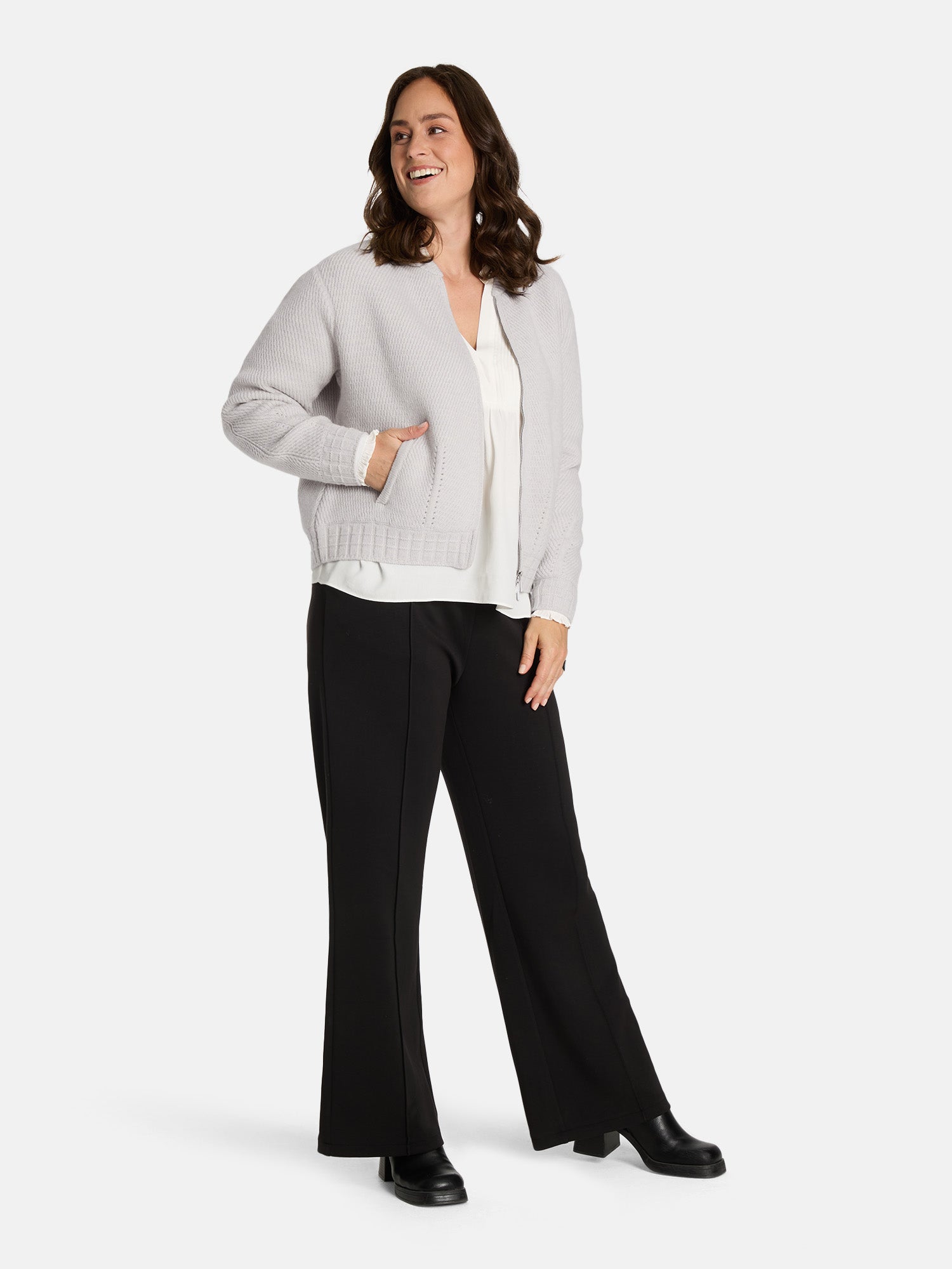 Jacke "SemiramisL" mit Wolle