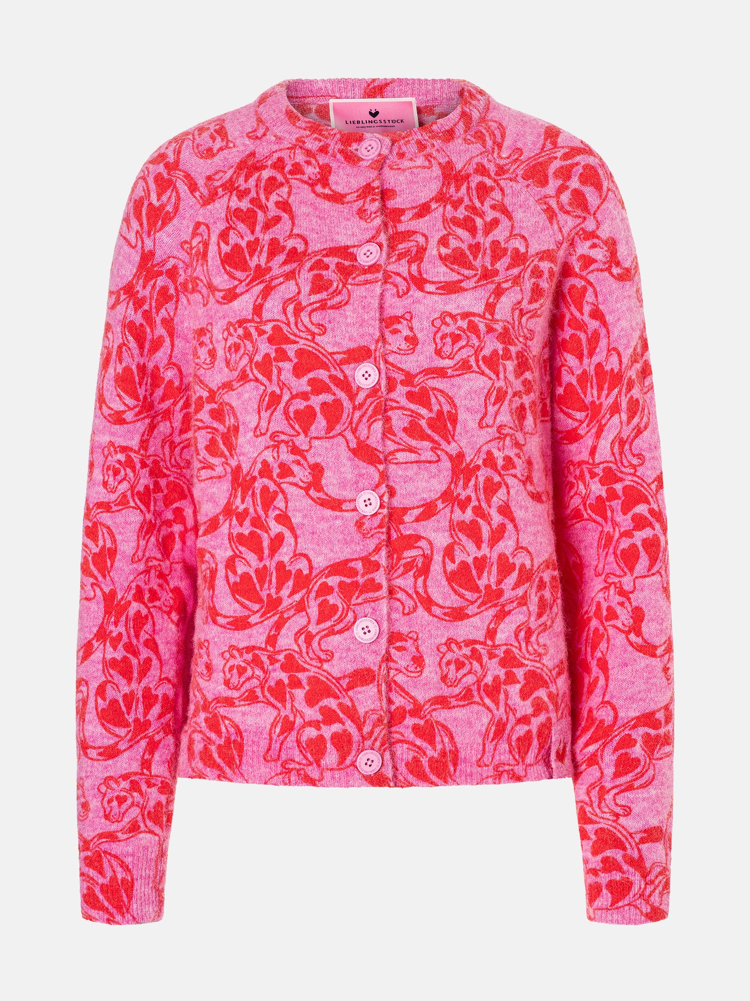 Strickjacke "AitanaL" aus Wollmix