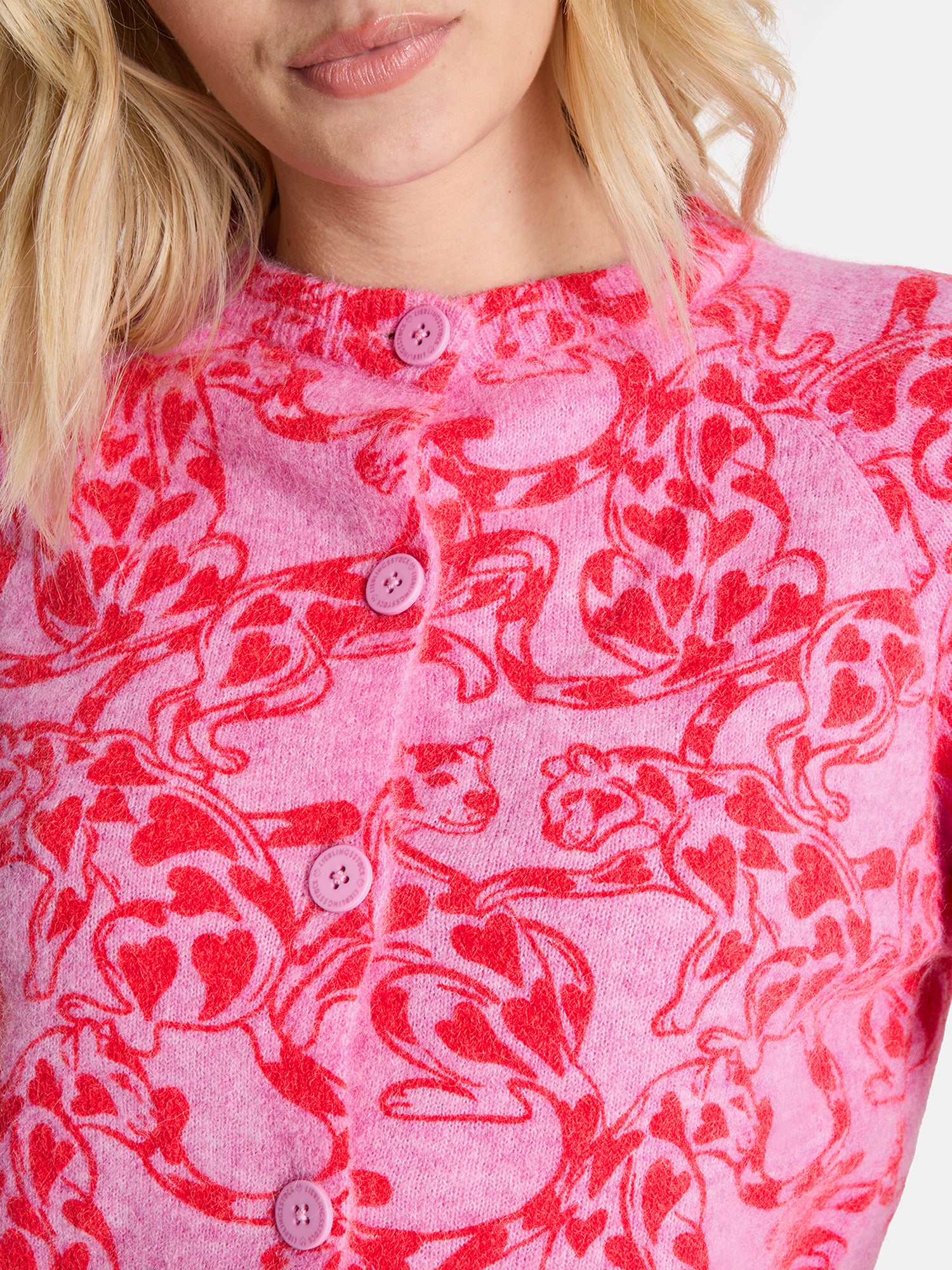 Strickjacke "AitanaL" aus Wollmix