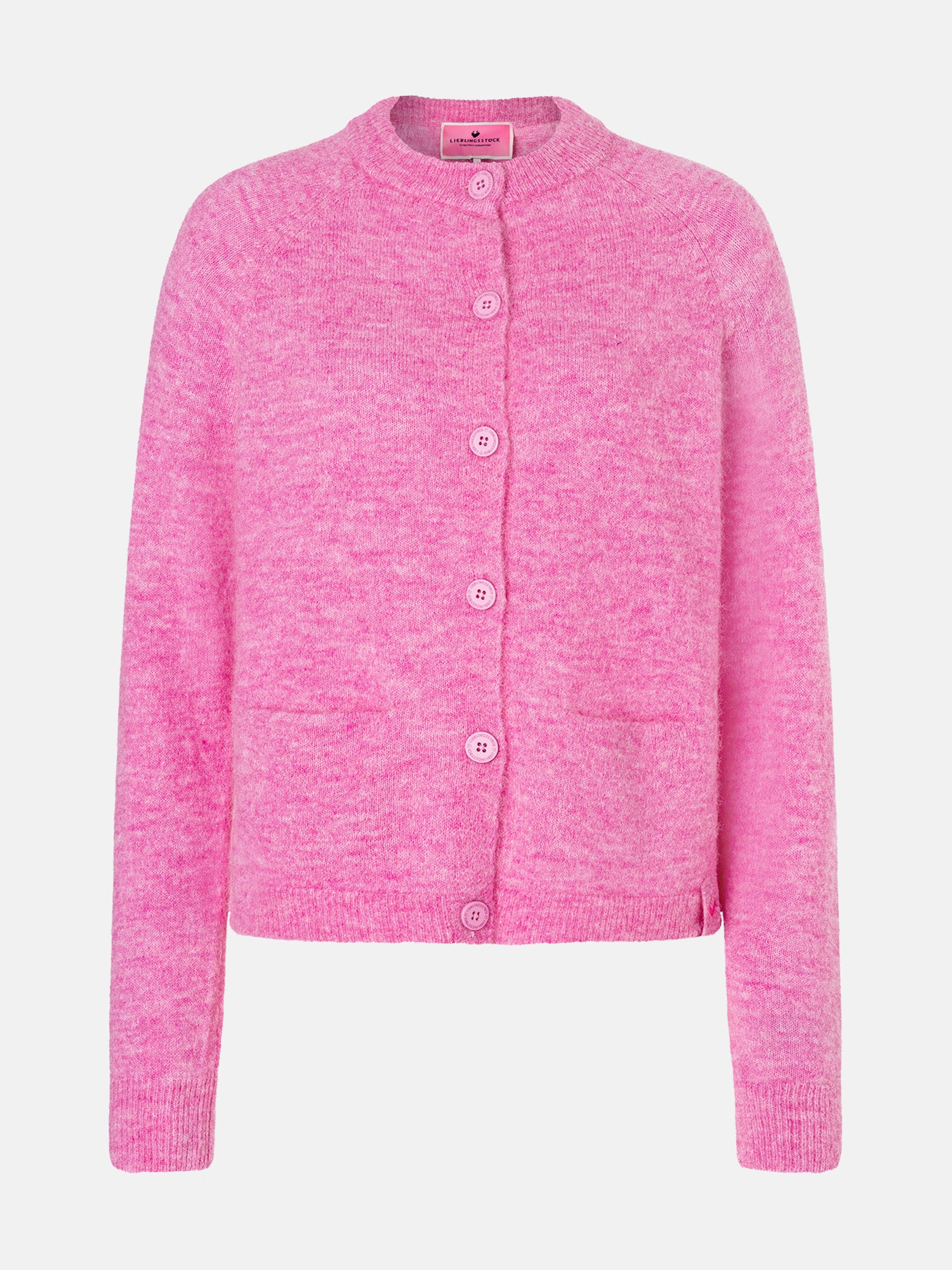 Strickjacke "AnnickL" aus Alpaka-Wollmix