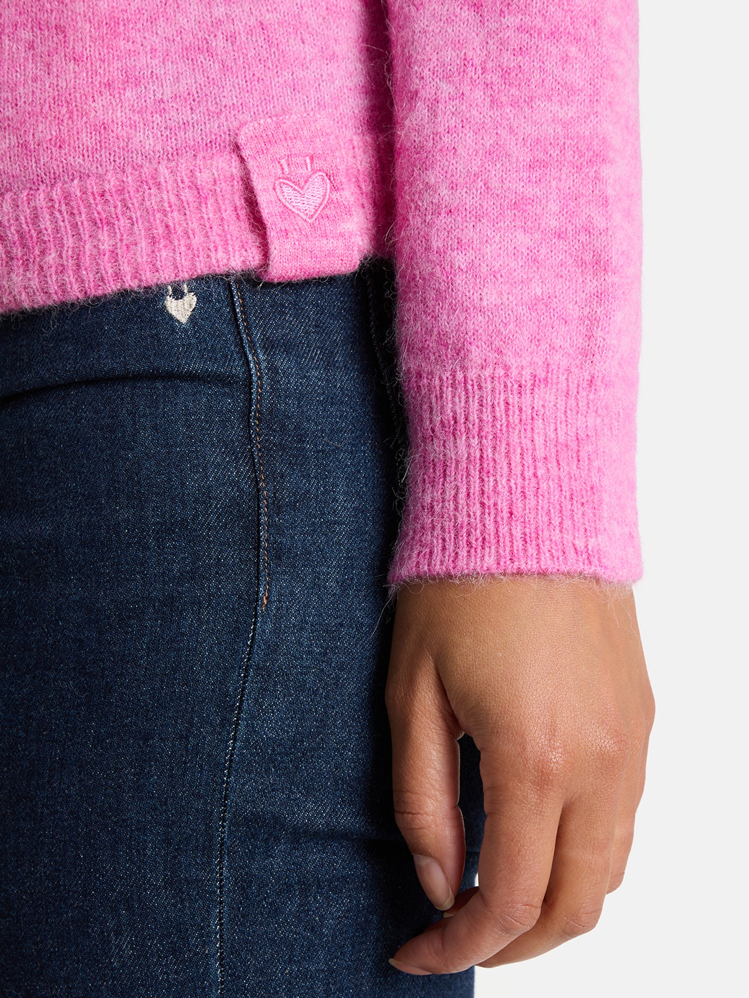 Strickjacke "AnnickL" aus Alpaka-Wollmix