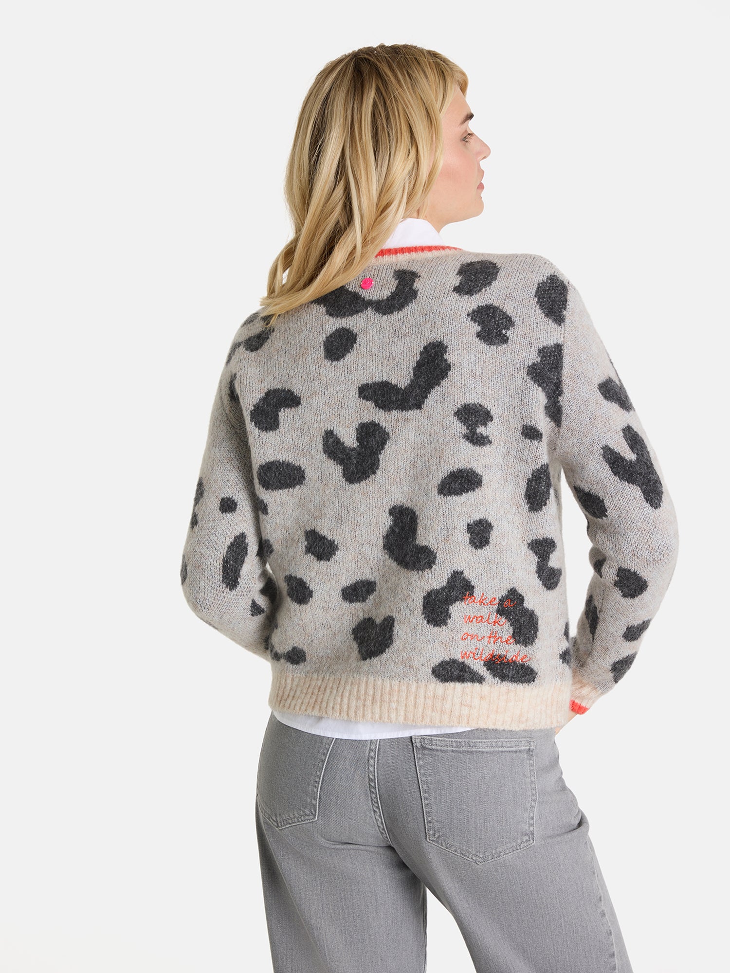 Strickjacke "AnninaL" mit Mohair