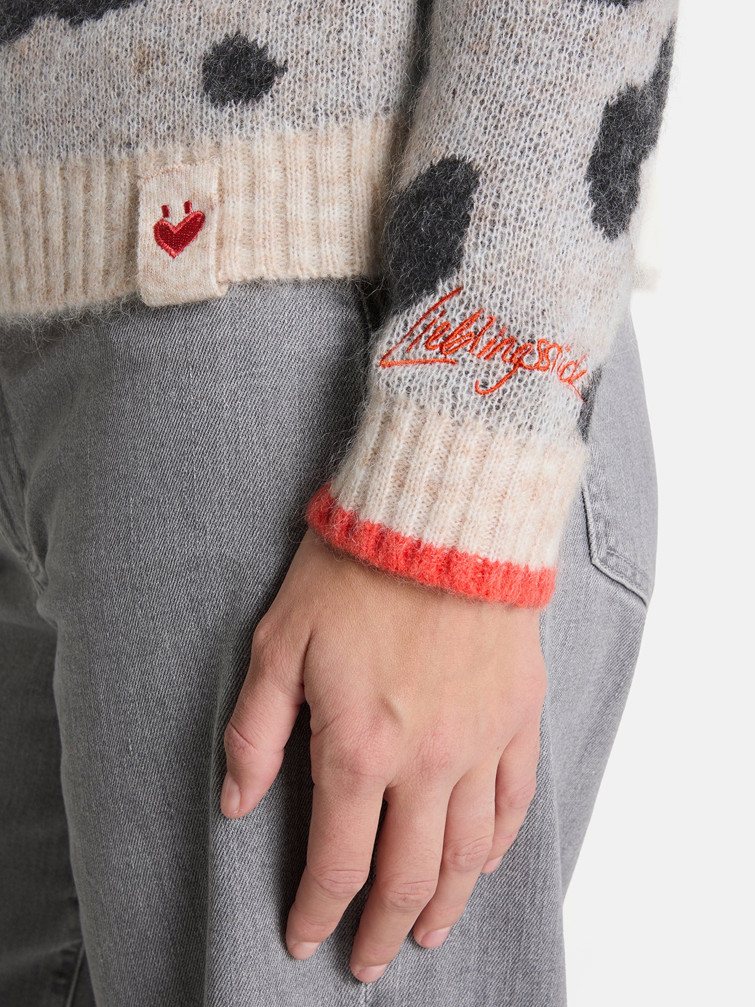 Strickjacke "AnninaL" mit Mohair