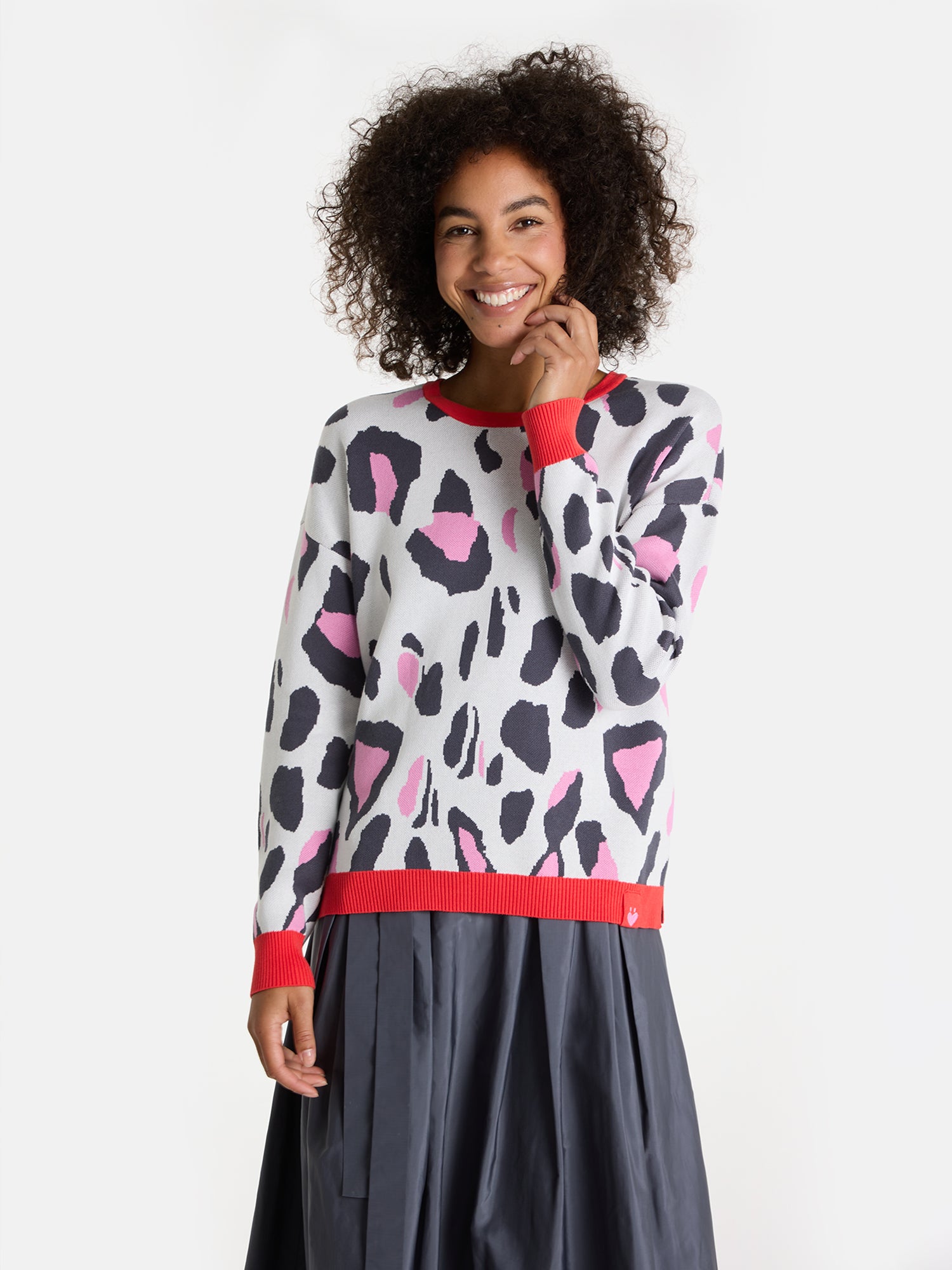 Sweatshirt "BerenikeL" aus Baumwollmix