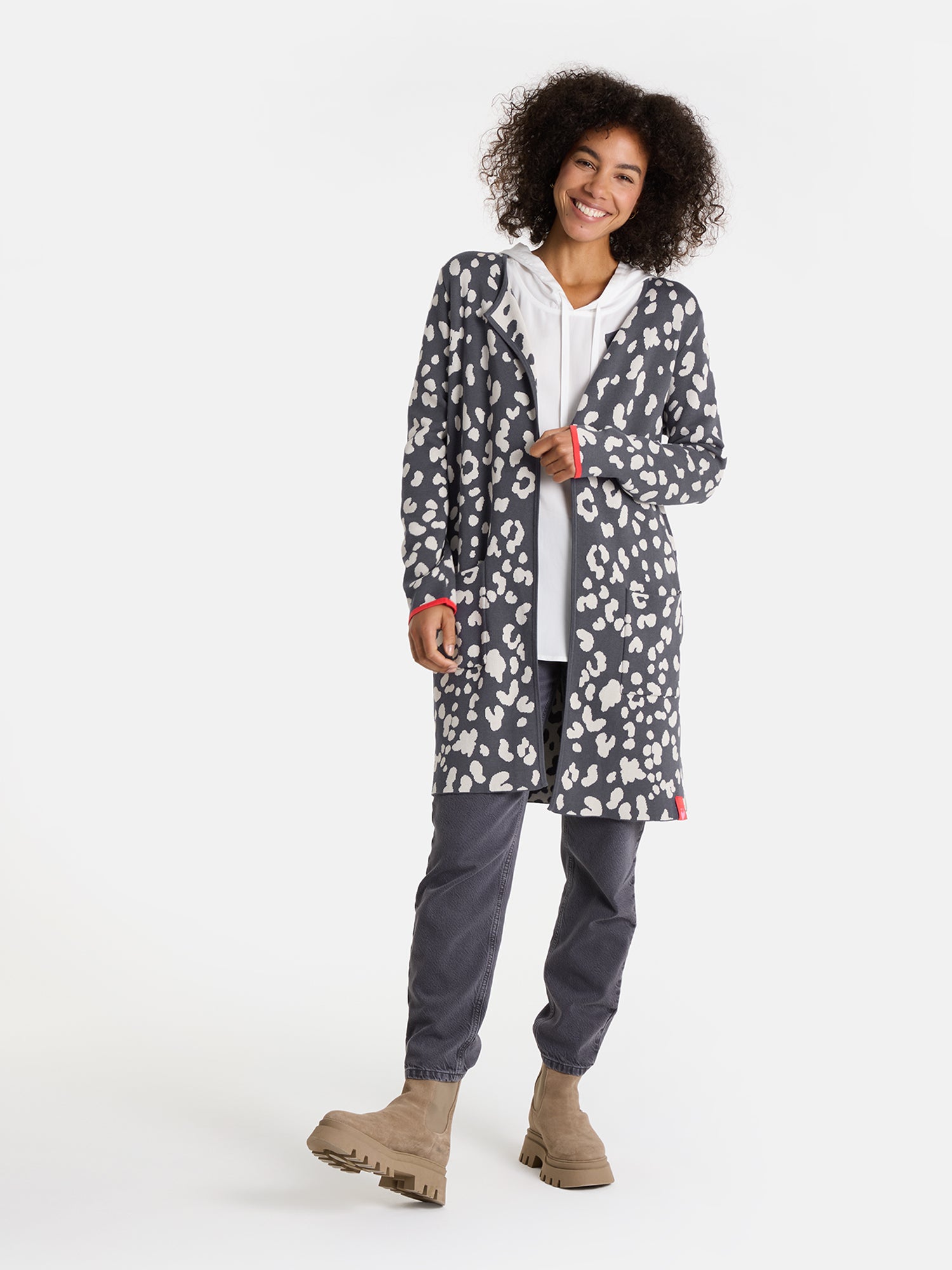 Strickjacke "DorleL" aus Baumwollmix