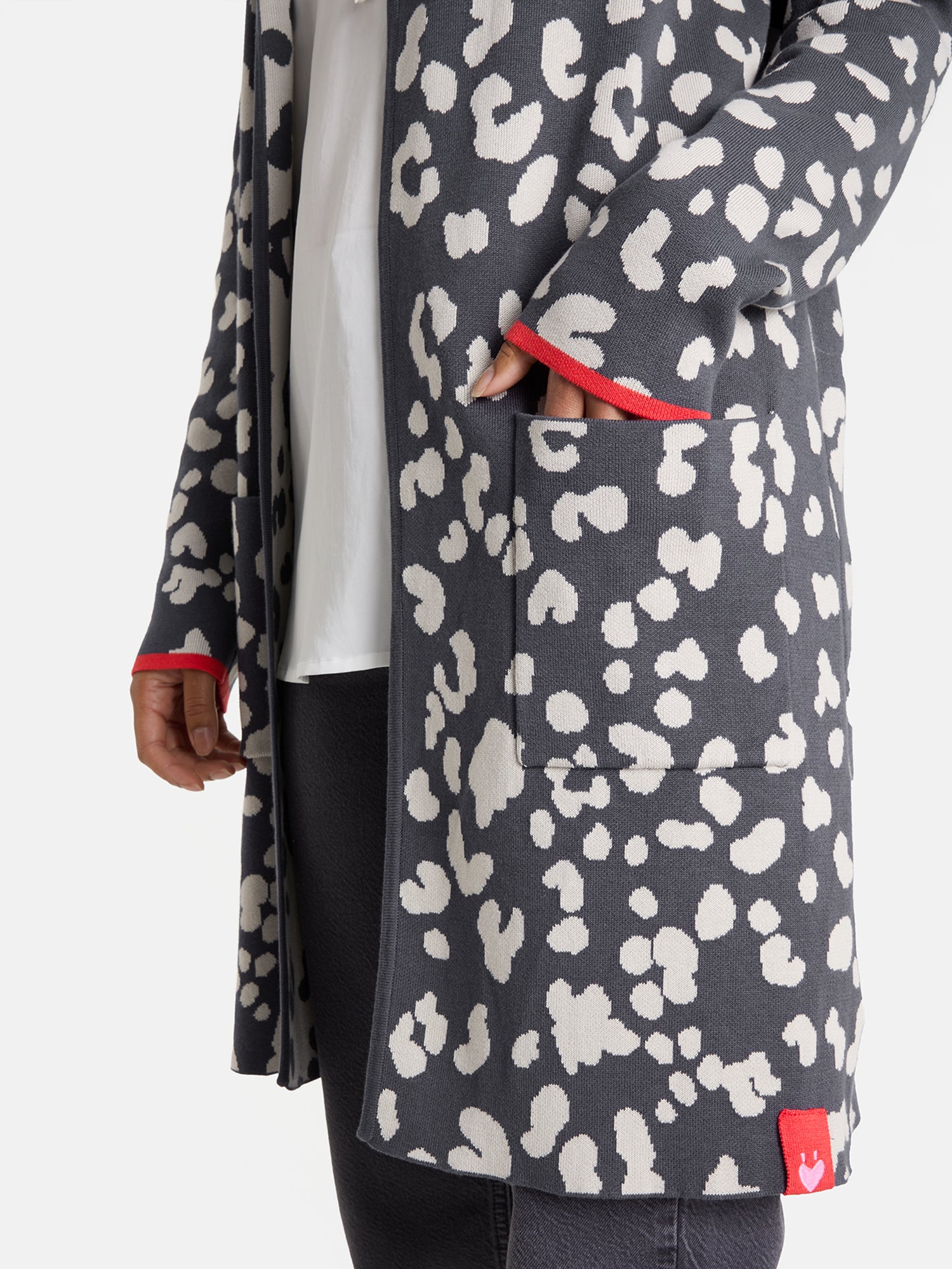 Strickjacke "DorleL" aus Baumwollmix