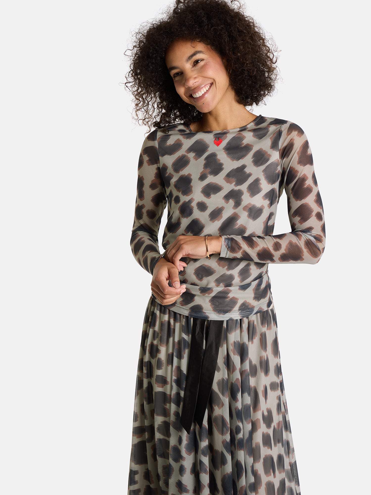 Langarmshirt "EasterL" aus Baumwollmix