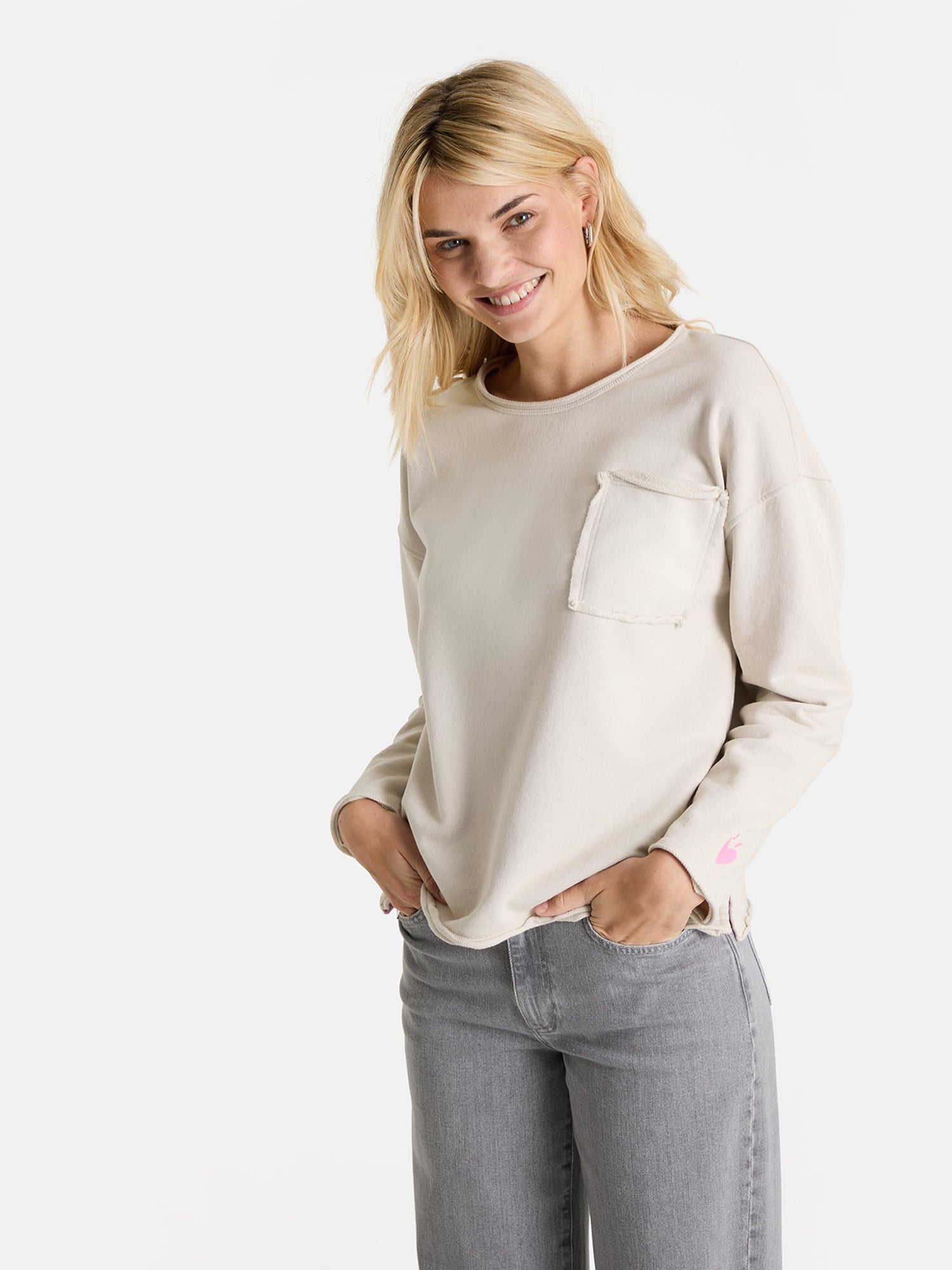 Sweatshirt "KarmellaL" aus Baumwolle