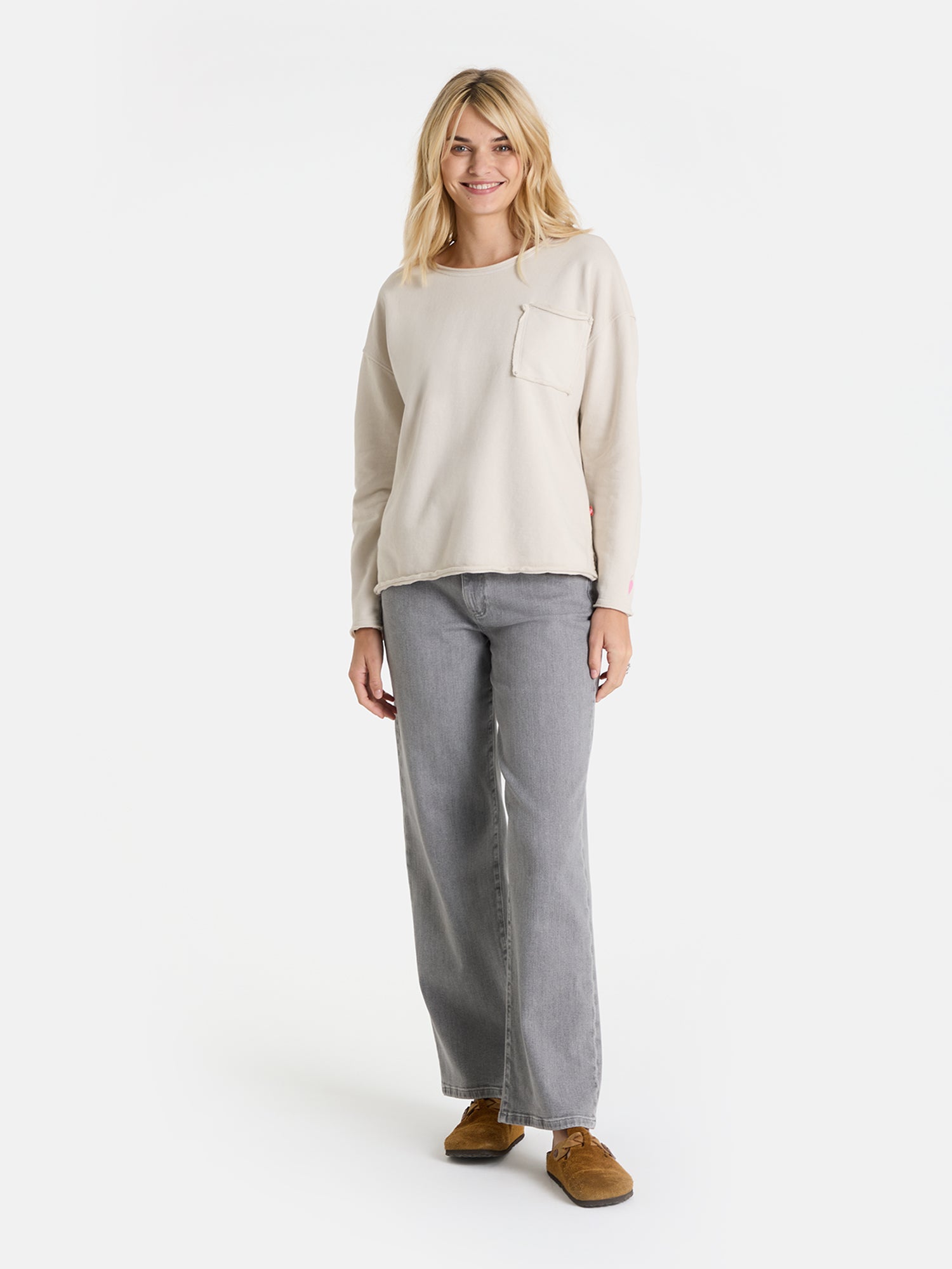 Sweatshirt "KarmellaL" aus Baumwolle