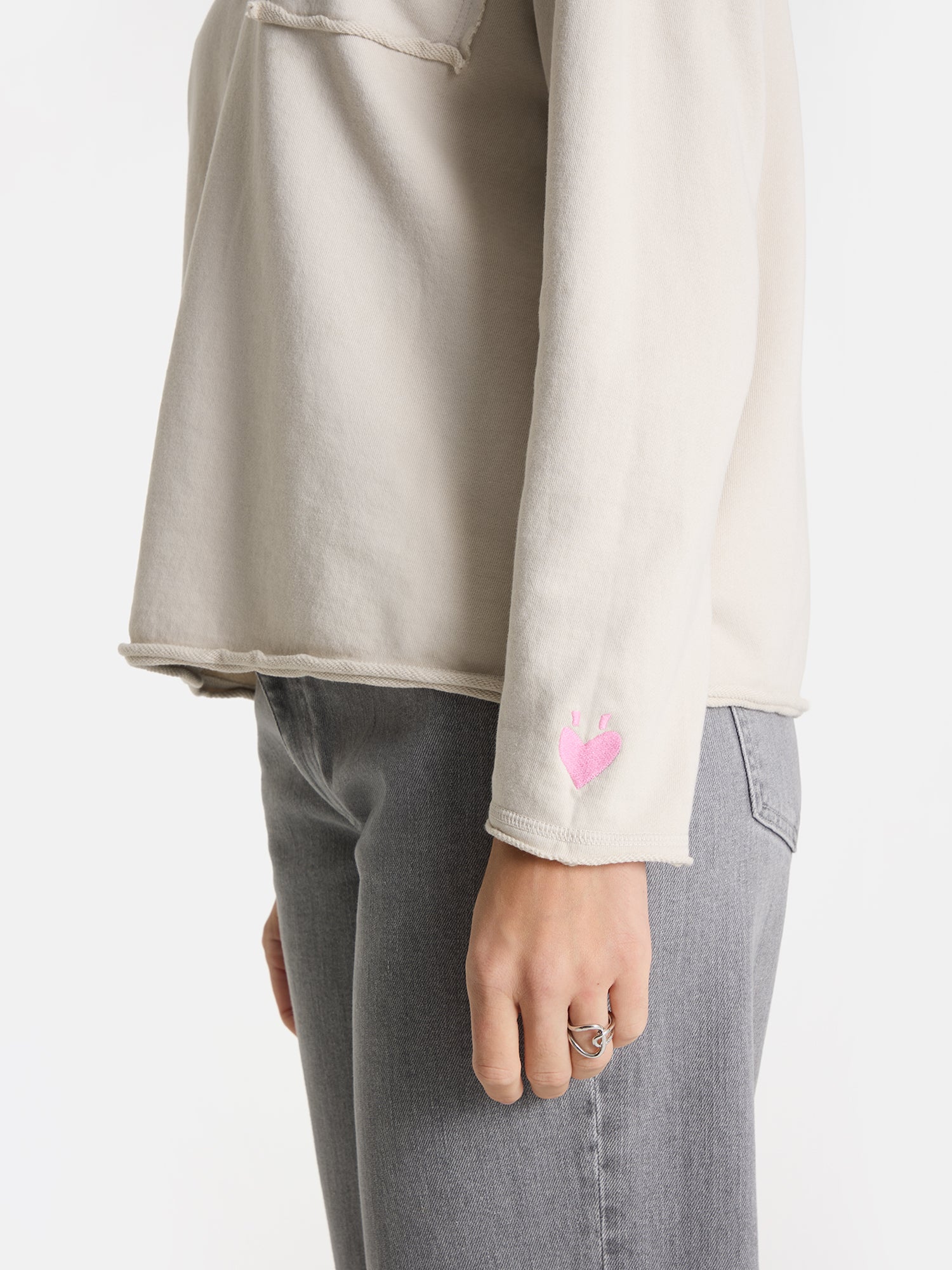 Sweatshirt "KarmellaL" aus Baumwolle