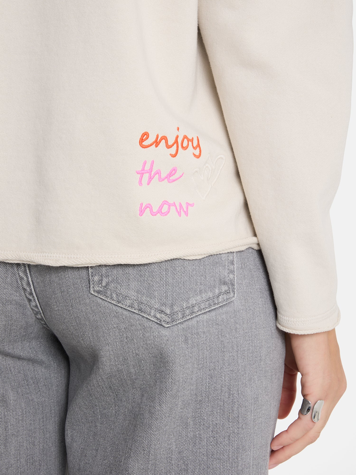 Sweatshirt "KarmellaL" aus Baumwolle