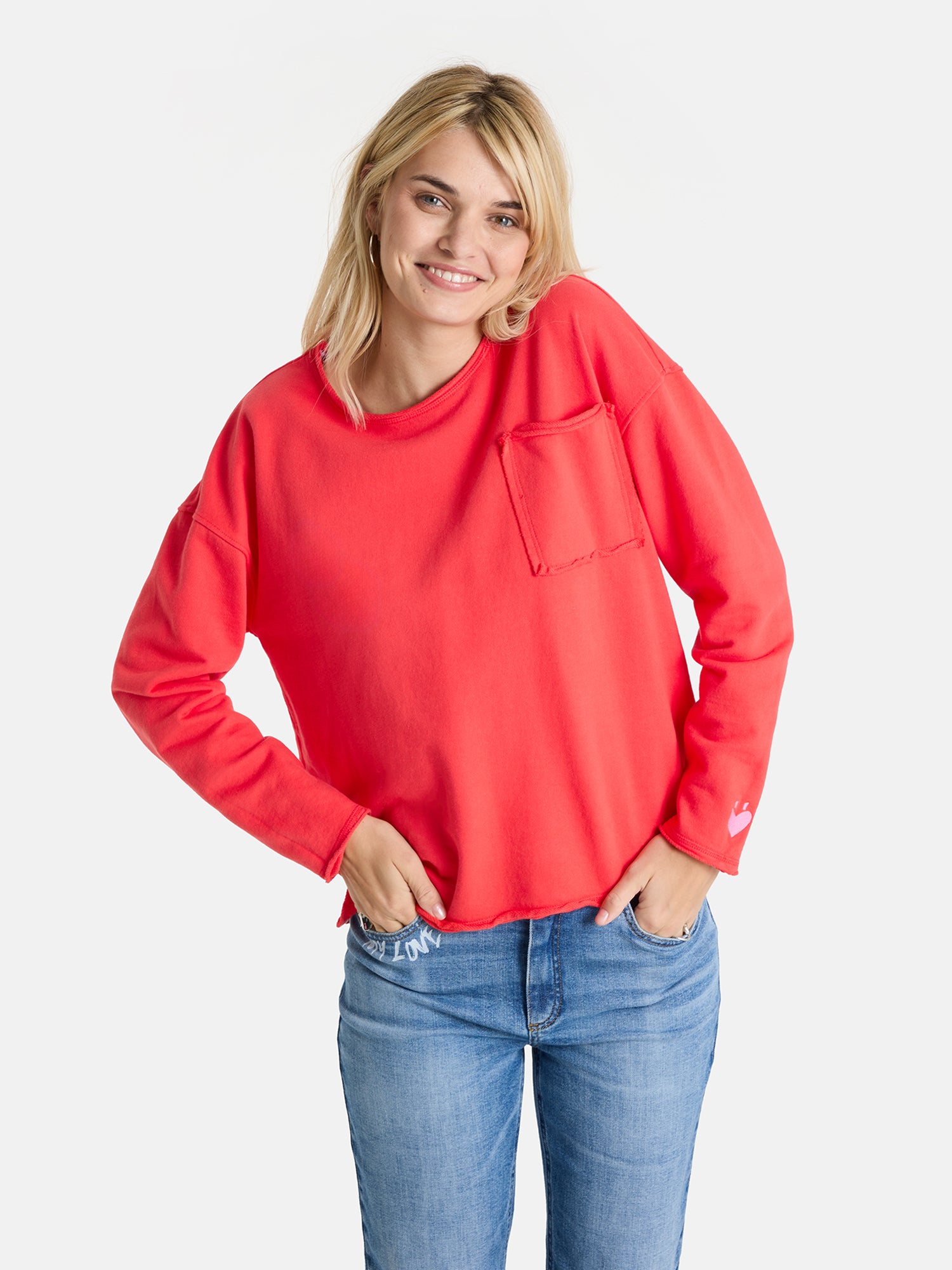 Sweatshirt "KarmellaL" aus Baumwolle