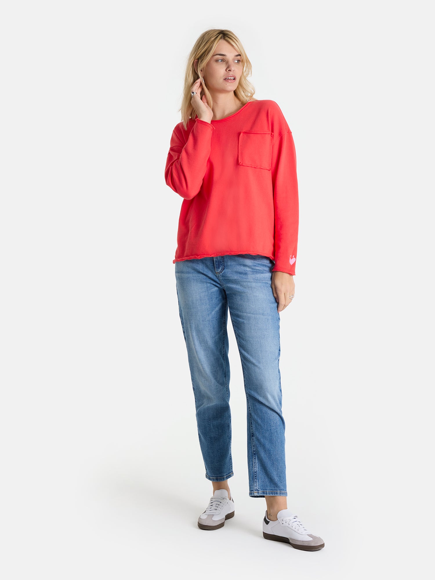 Sweatshirt "KarmellaL" aus Baumwolle