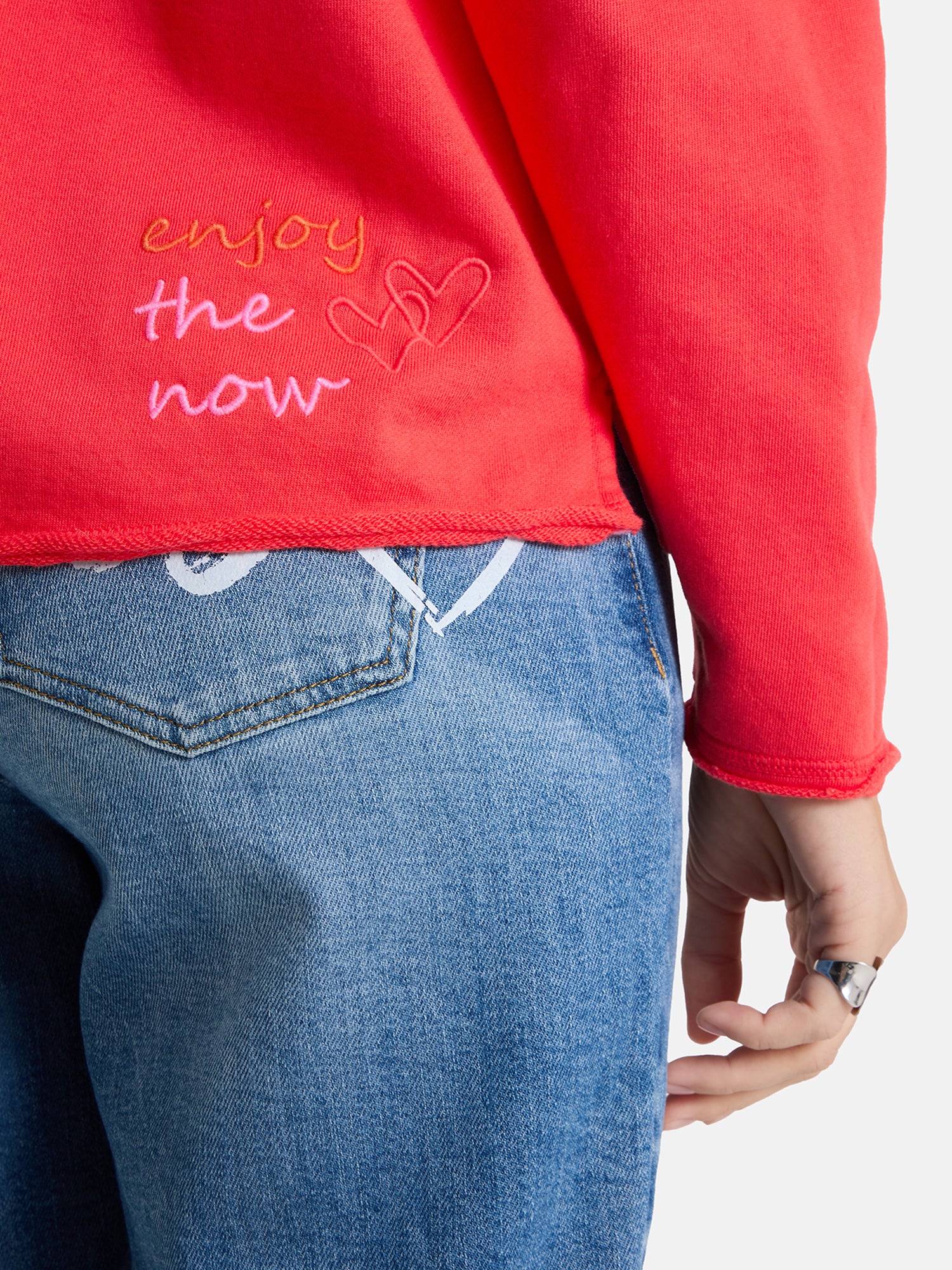 Sweatshirt "KarmellaL" aus Baumwolle