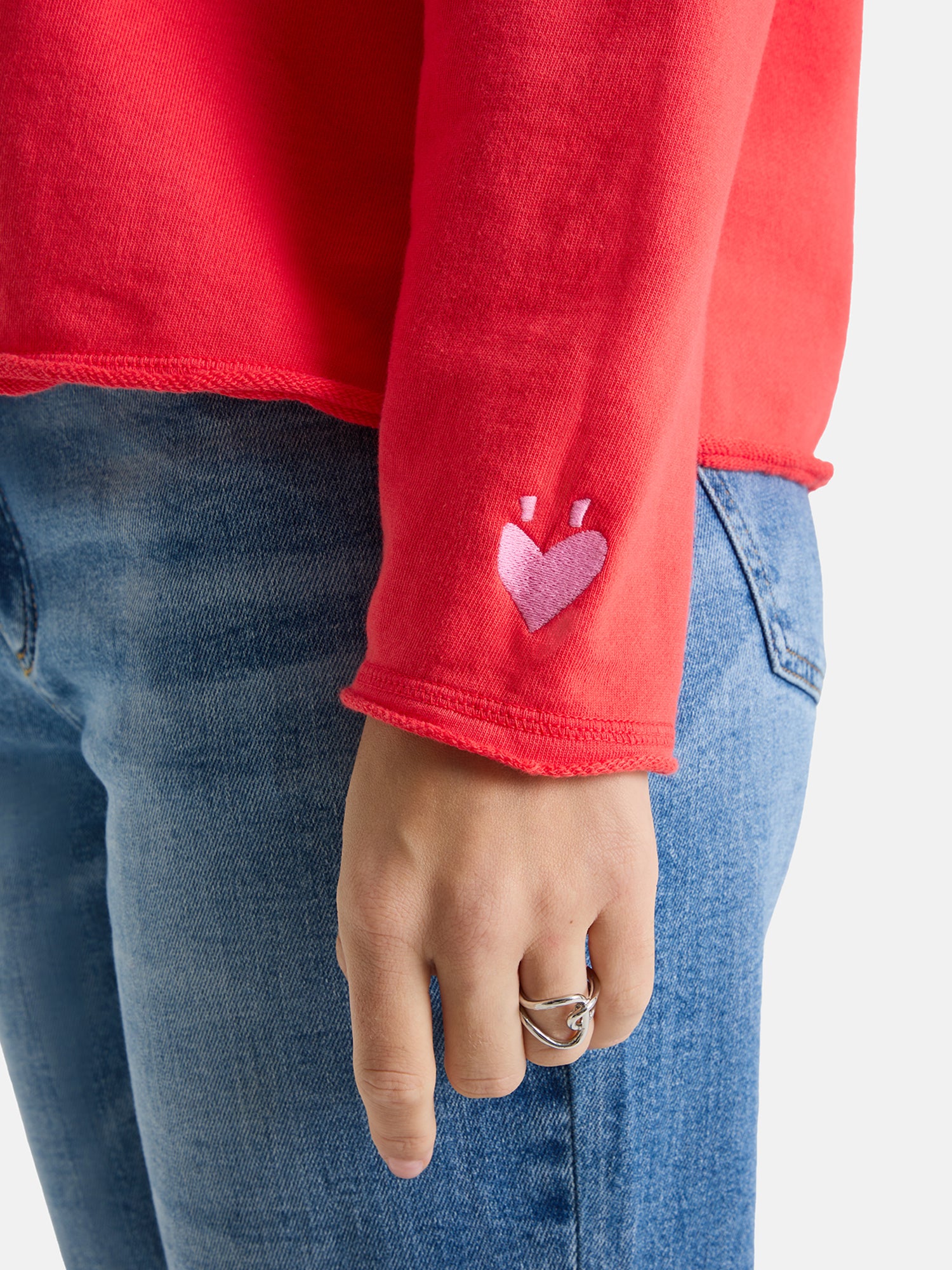 Sweatshirt "KarmellaL" aus Baumwolle