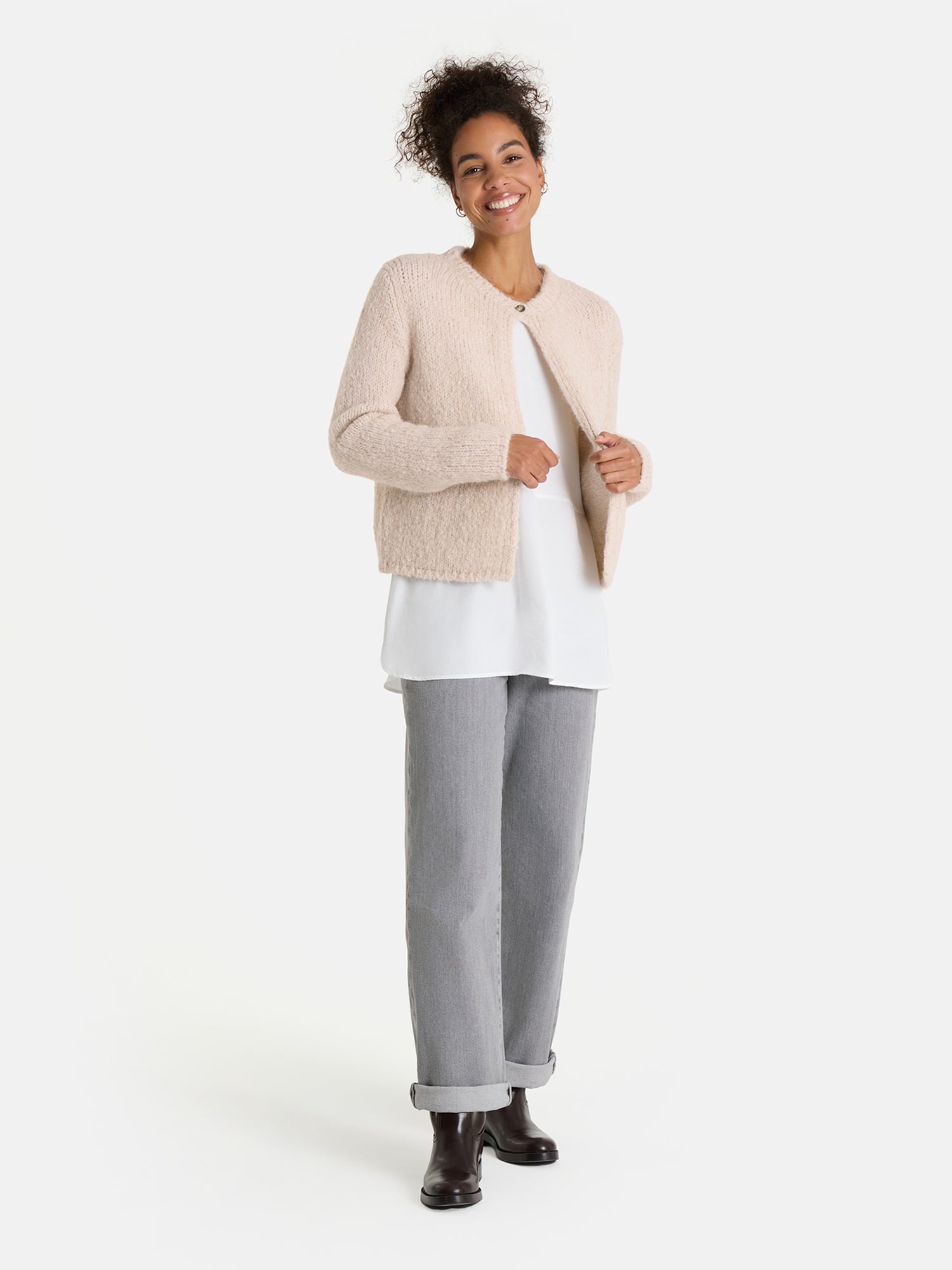 Strickjacke "KianaL" mit Alpaka