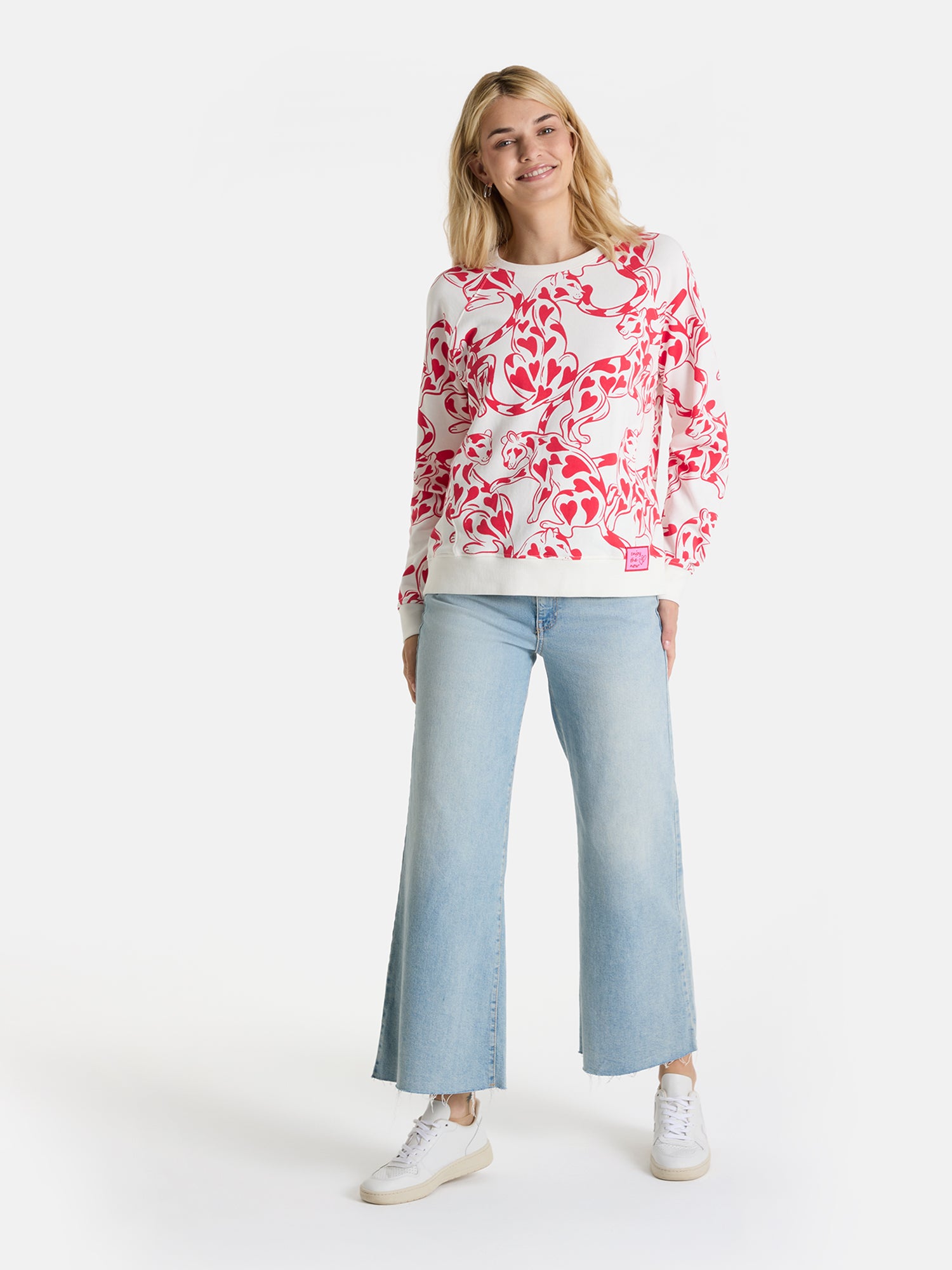 Sweatshirt "LanaL" aus Baumwolle