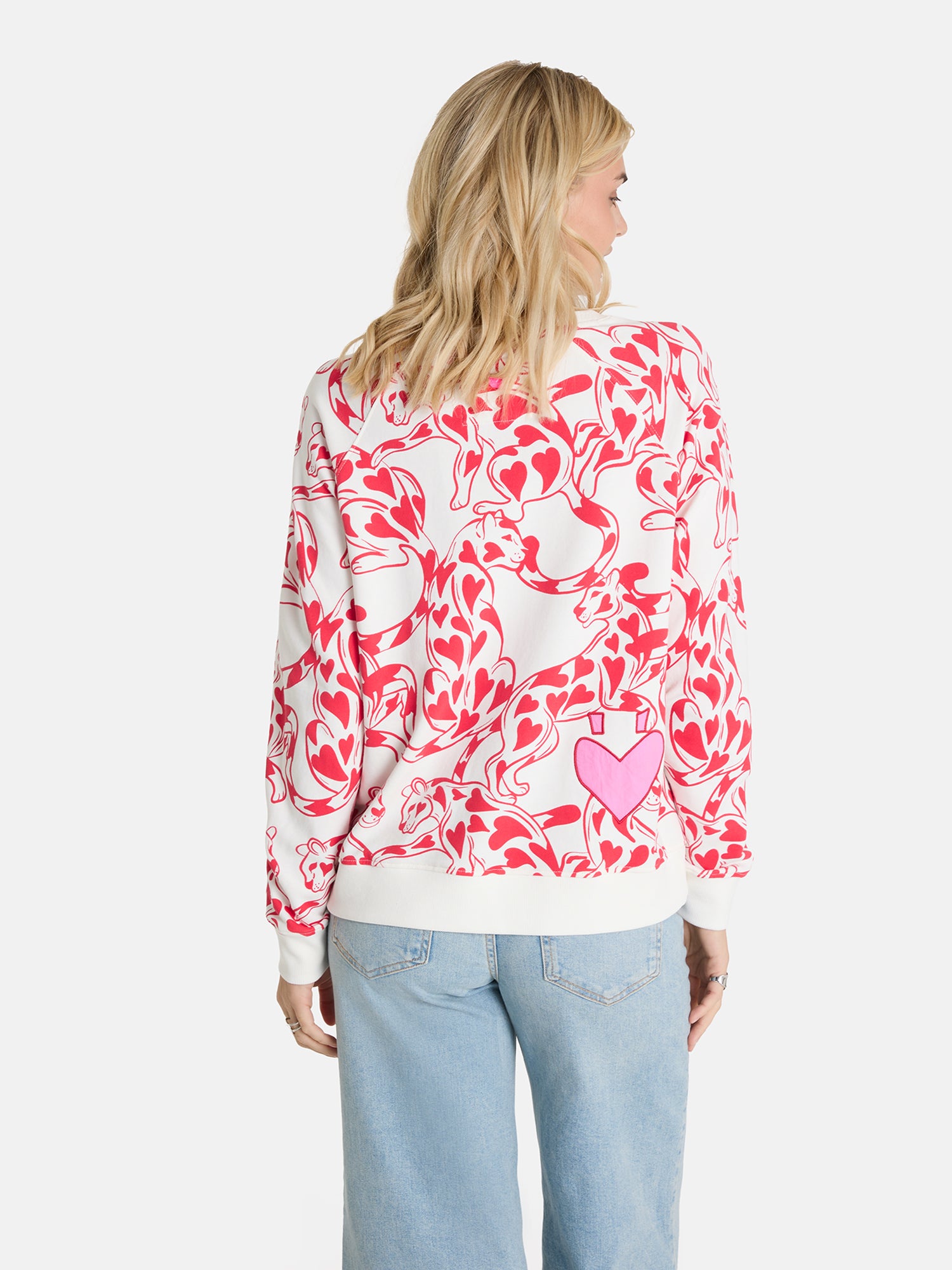 Sweatshirt "LanaL" aus Baumwolle