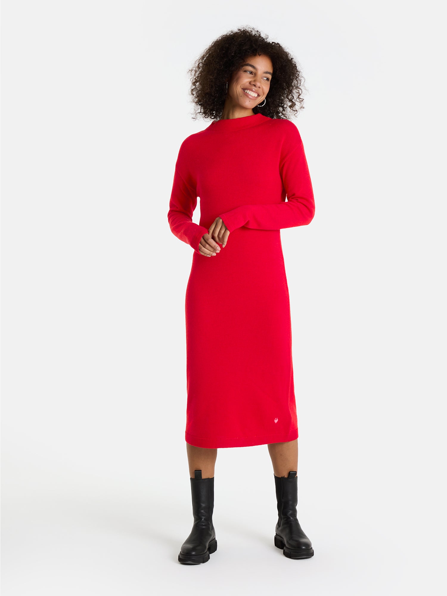 Strickkleid "LillemorL" aus Wollmix