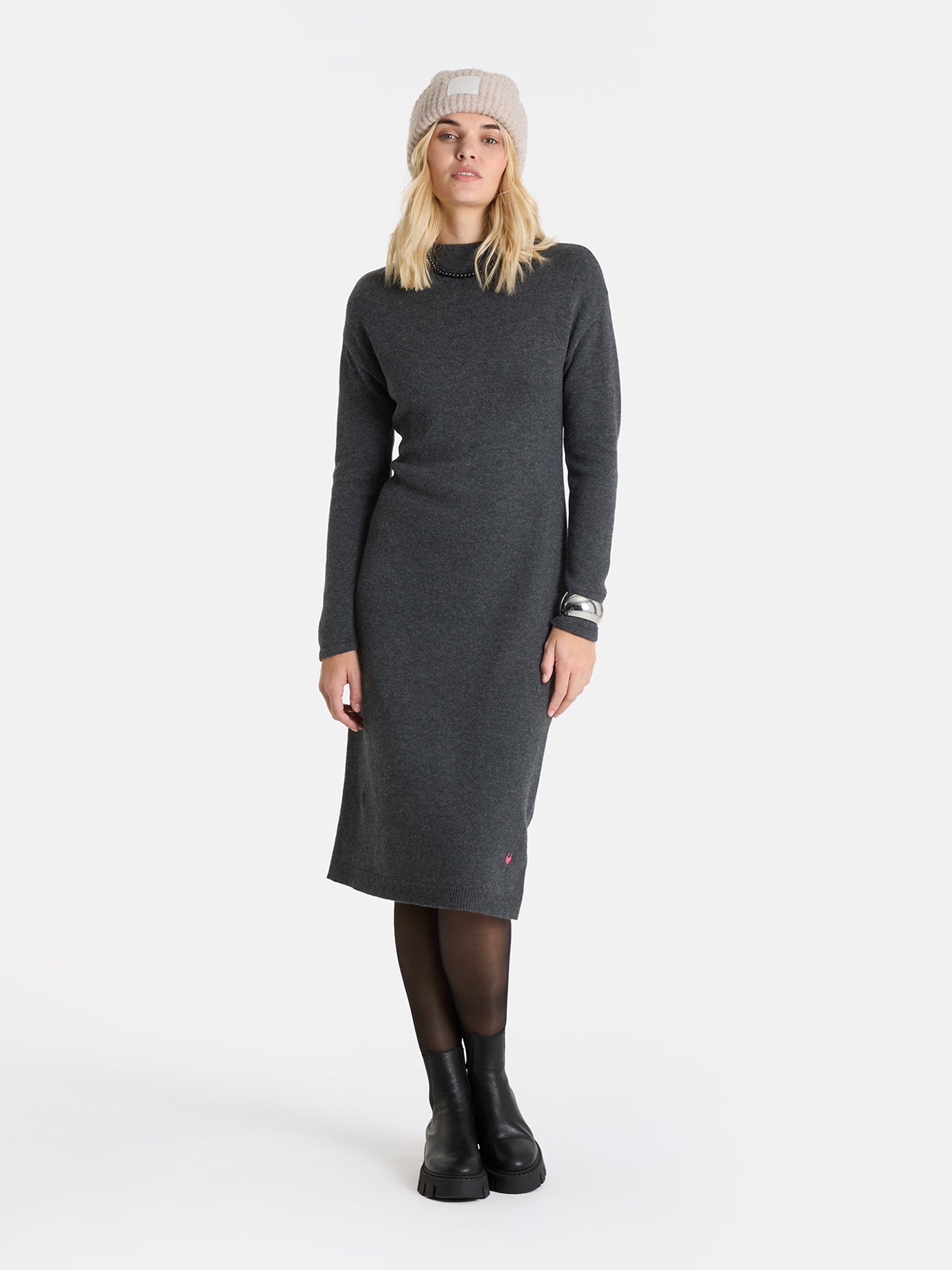 Strickkleid "LillemorL" aus Wollmix