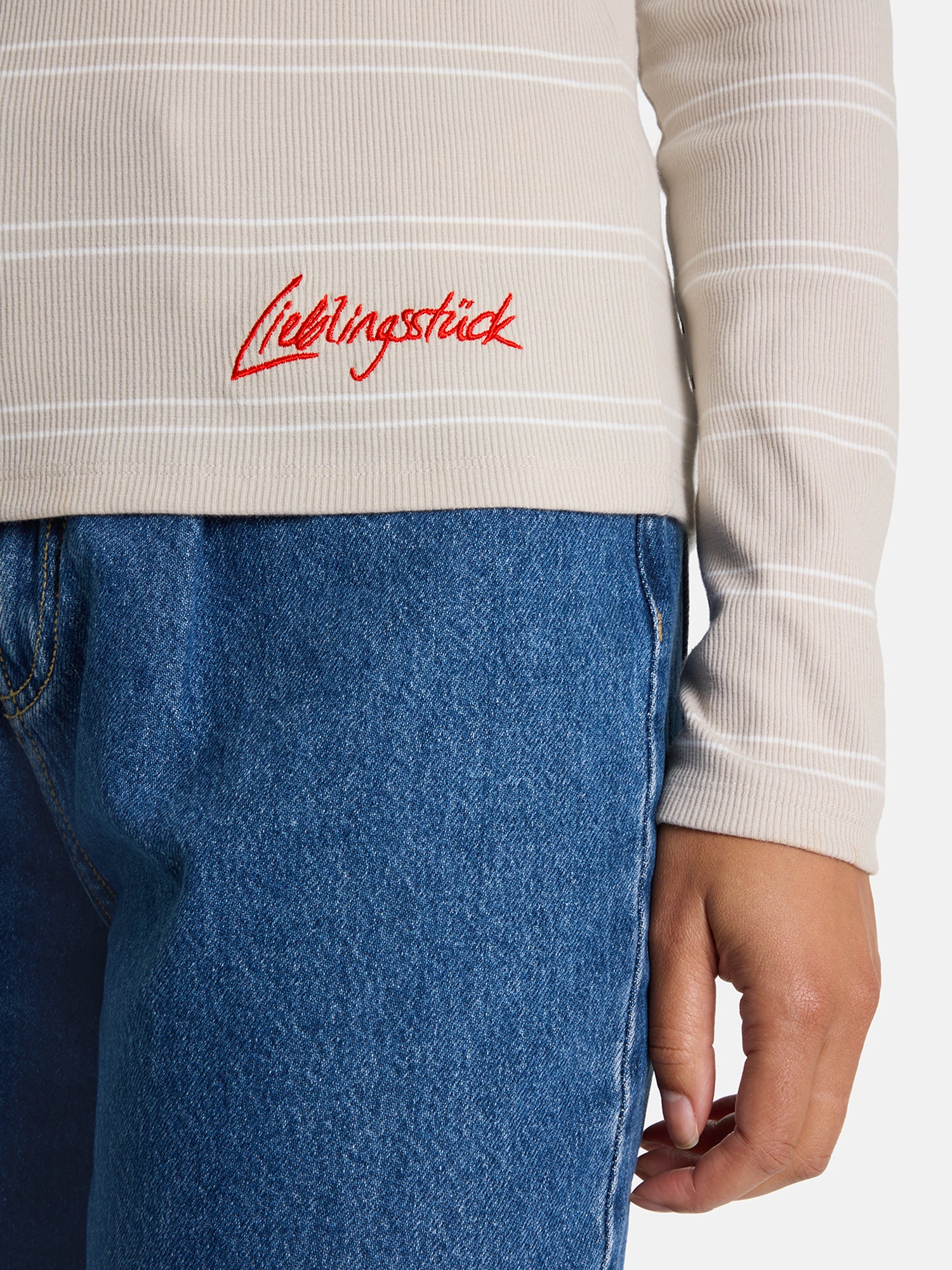 Langarmshirt "SinaL" aus Baumwollmix