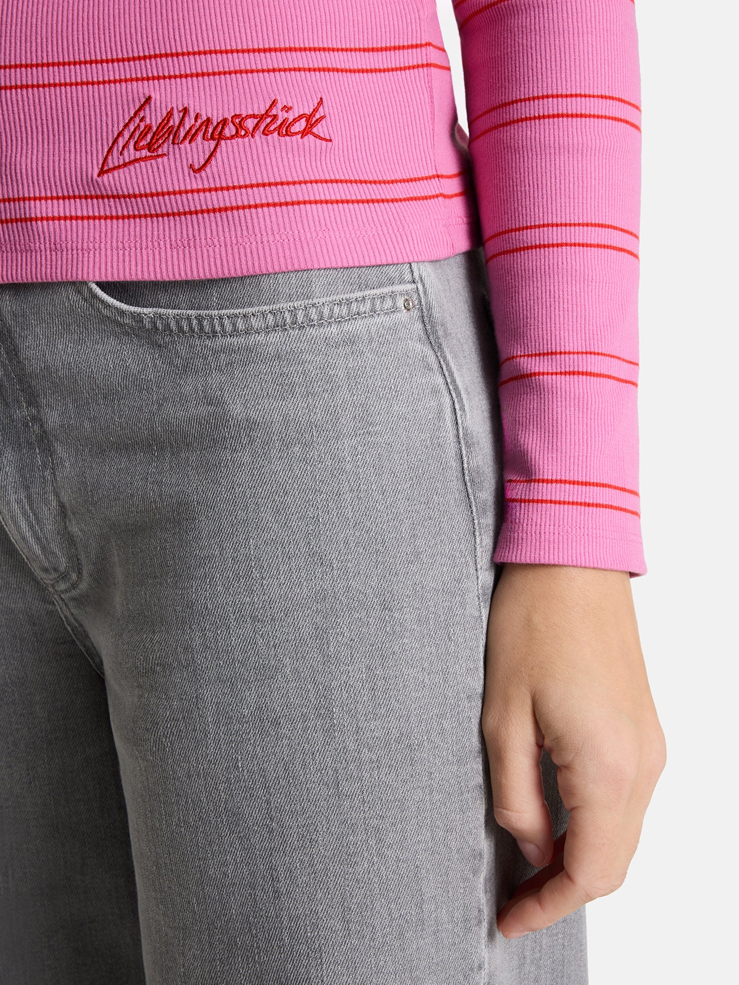 Langarmshirt "SinaL" aus Baumwollmix