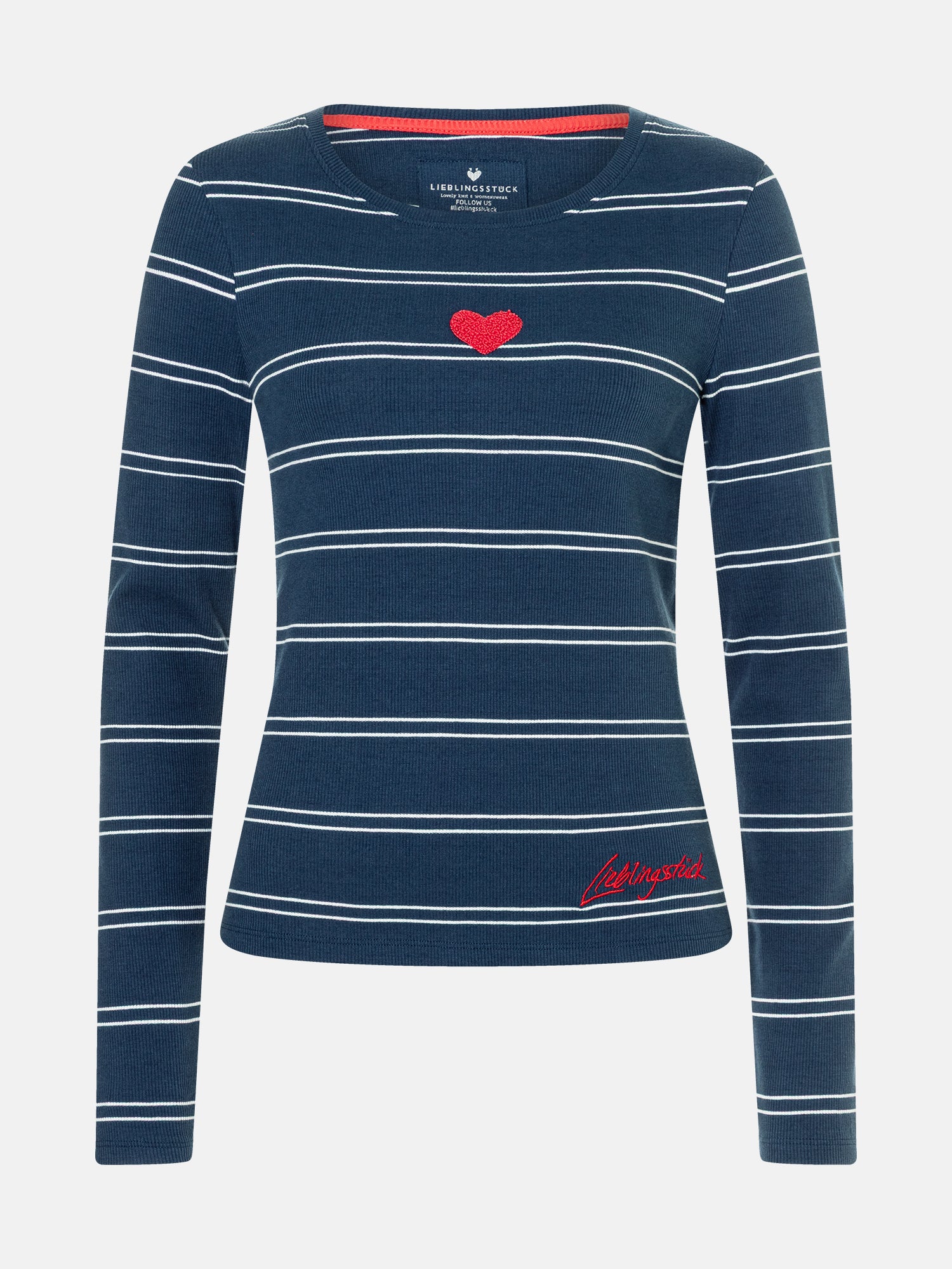 Langarmshirt "SinaL" aus Baumwollmix