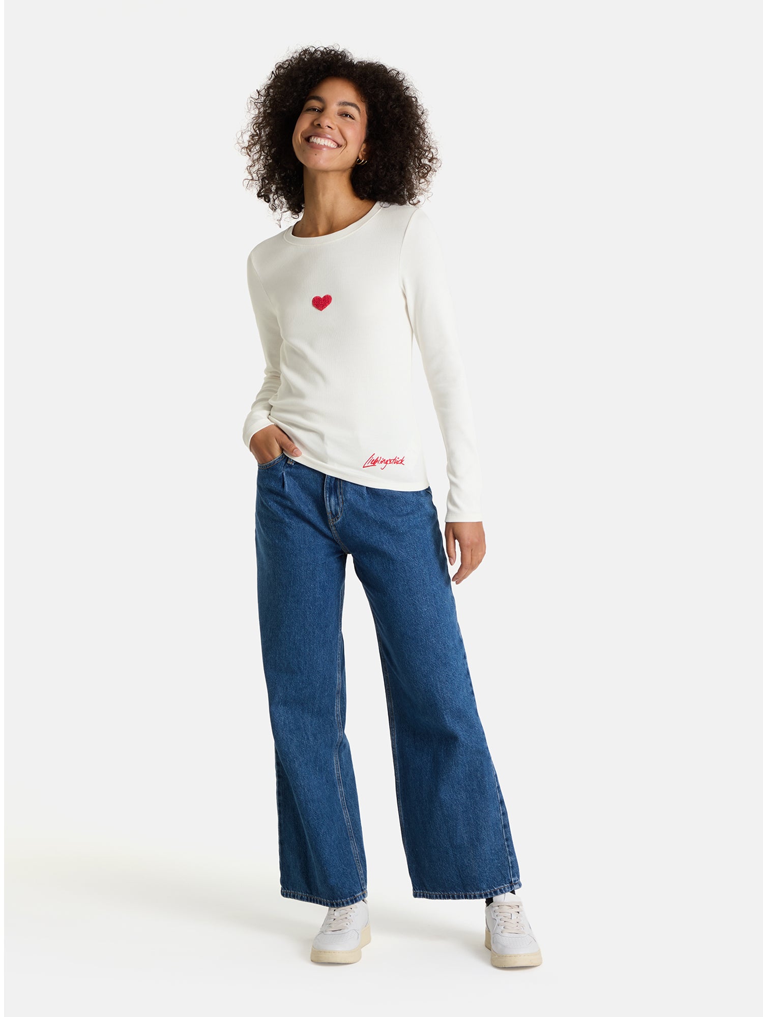 Langarmshirt "TaraL" aus Baumwollmix