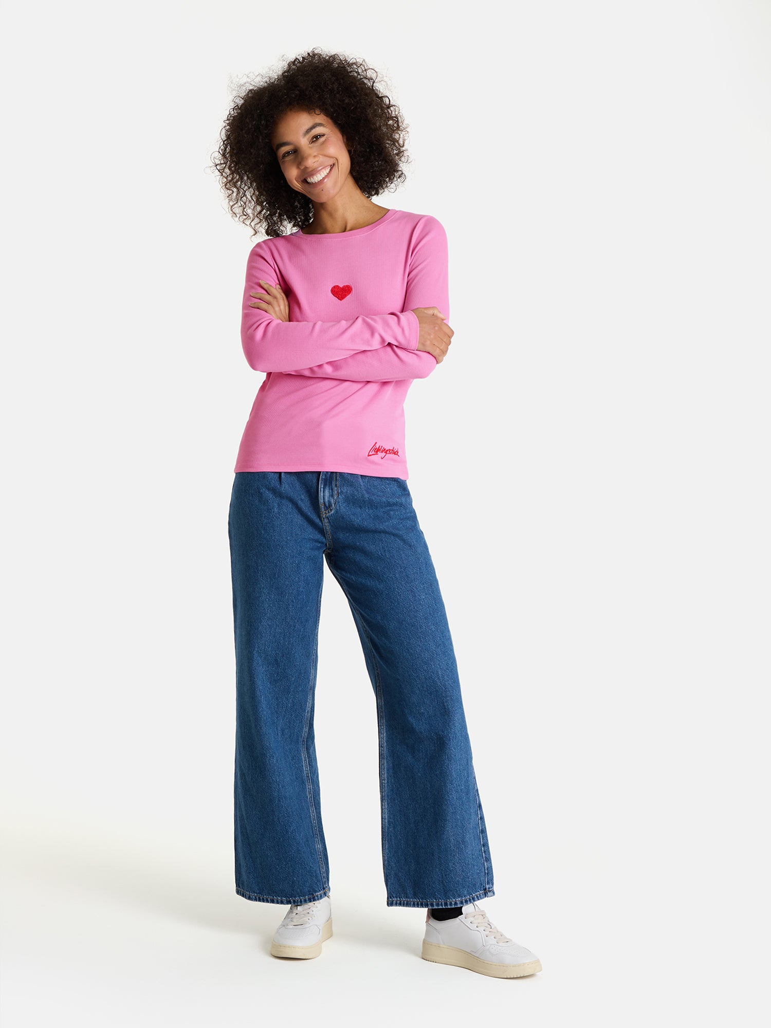 Langarmshirt "TaraL" aus Baumwollmix