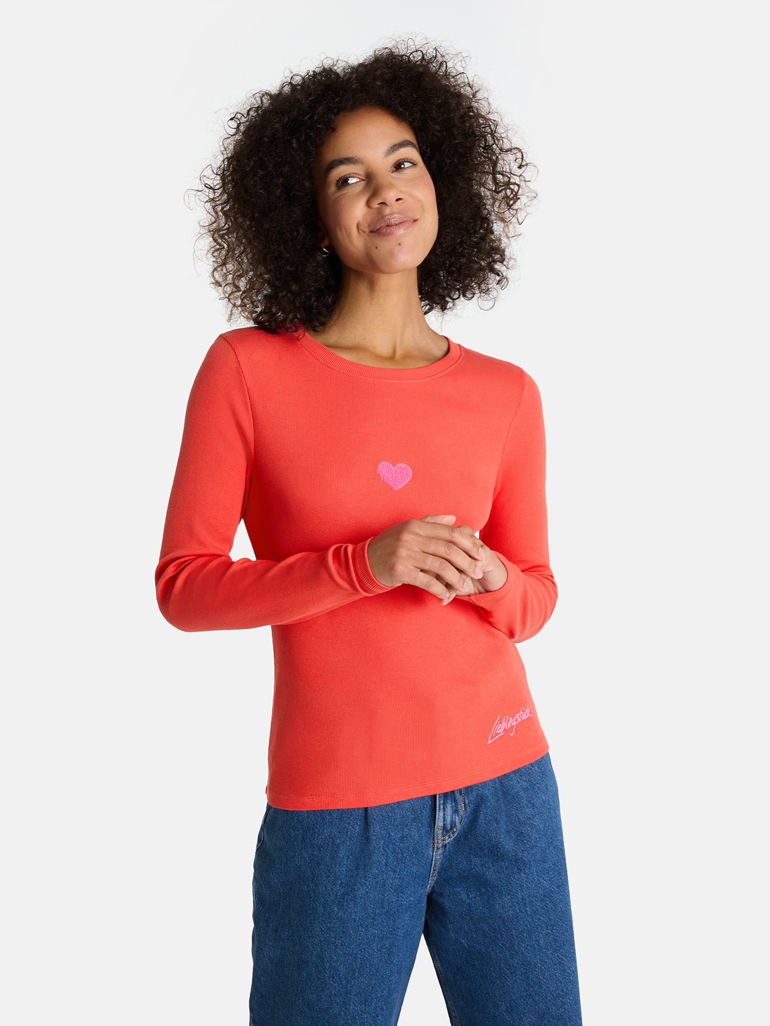 Langarmshirt "TaraL" aus Baumwollmix