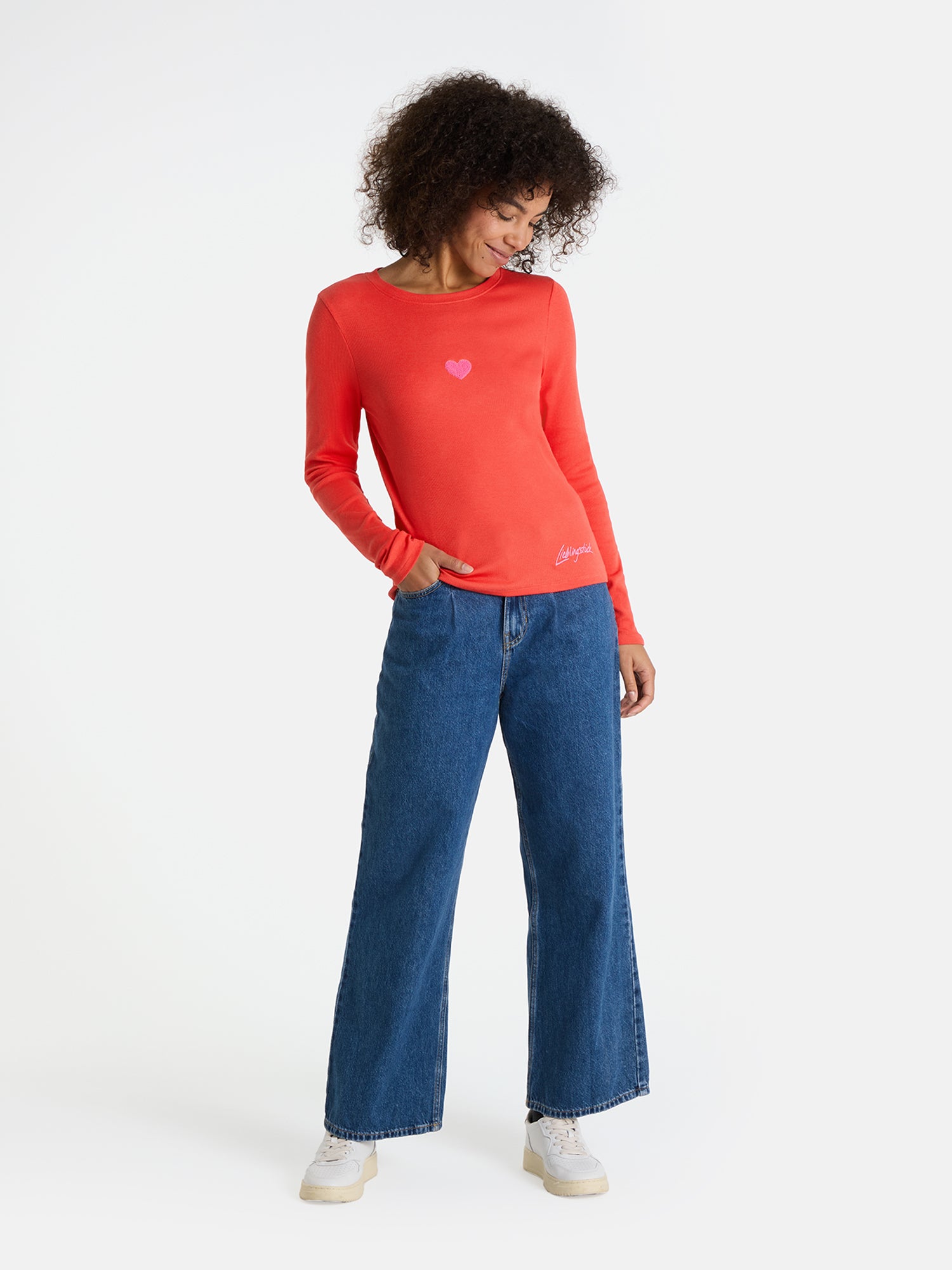 Langarmshirt "TaraL" aus Baumwollmix