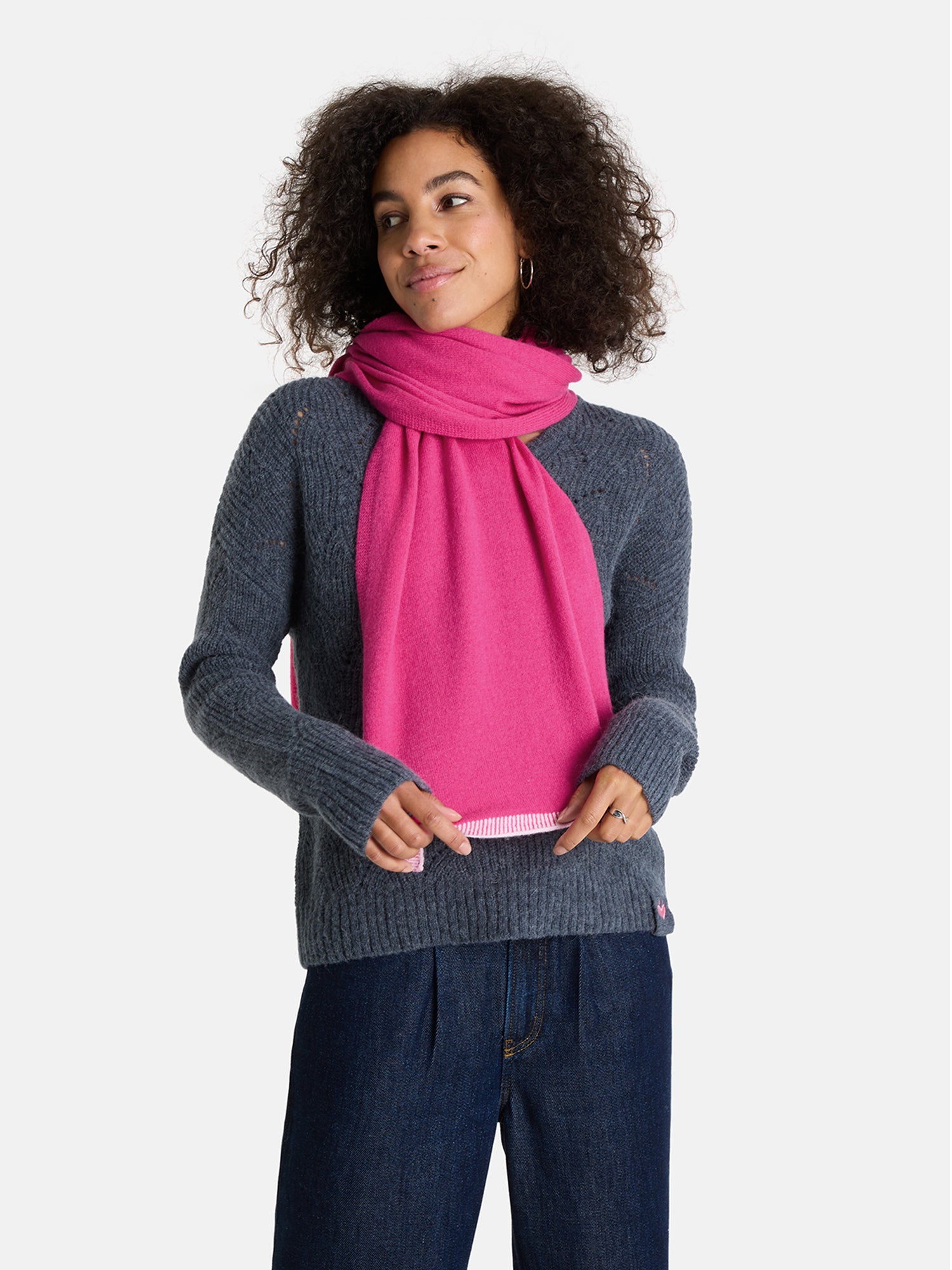 Wollschal „Sweet Heart“ mit Kaschmir