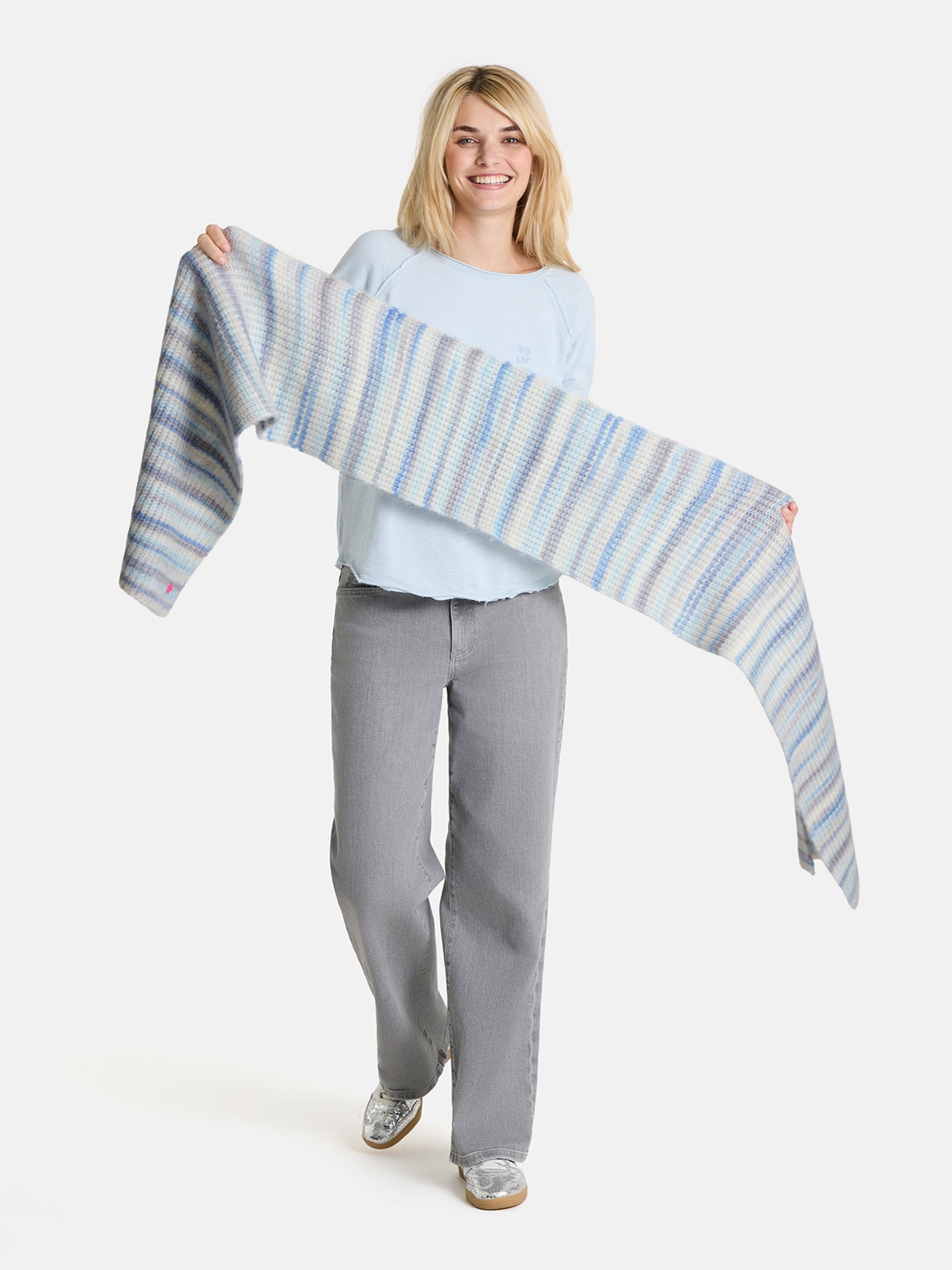 Rippstrick-Schal „Cozy Moments“