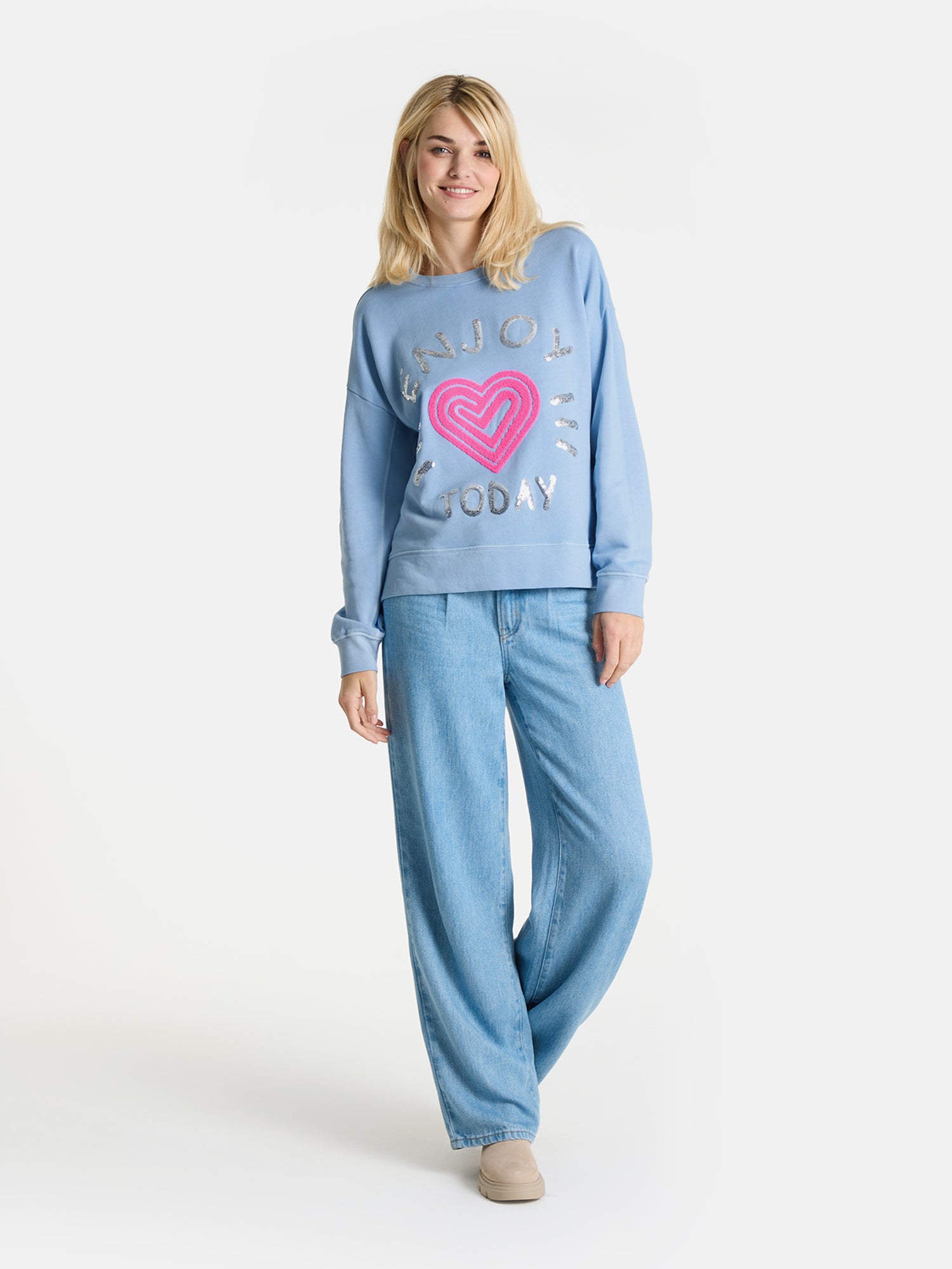 Sweatshirt "BibiL" aus Baumwolle