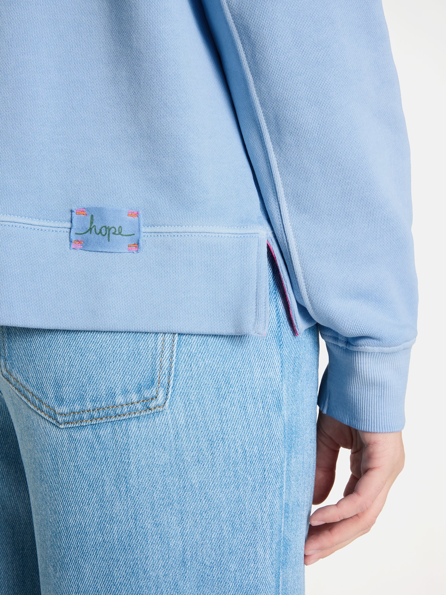 Sweatshirt "BibiL" aus Baumwolle