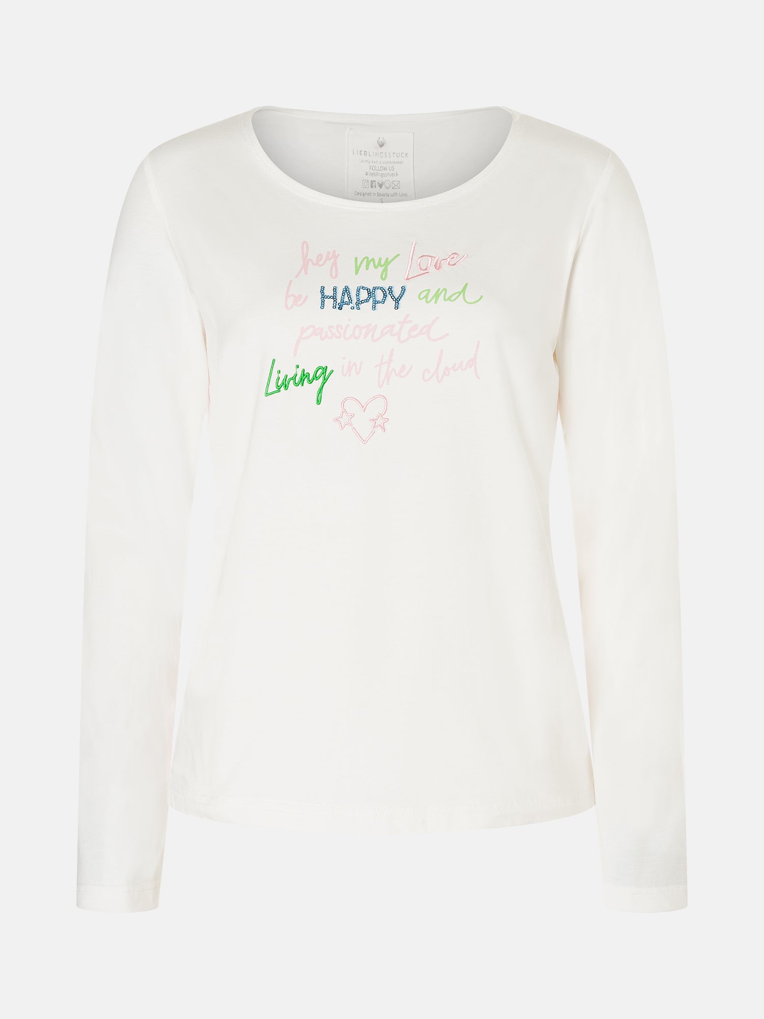 Langarmshirt "CellyL" mit Elasthan