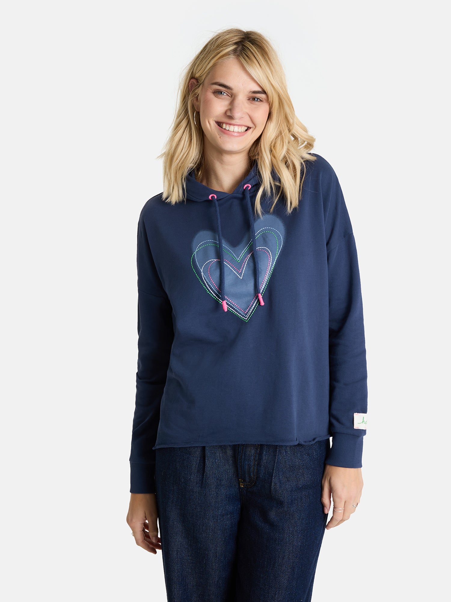 Hoodie "CyrenaL" aus Baumwolle