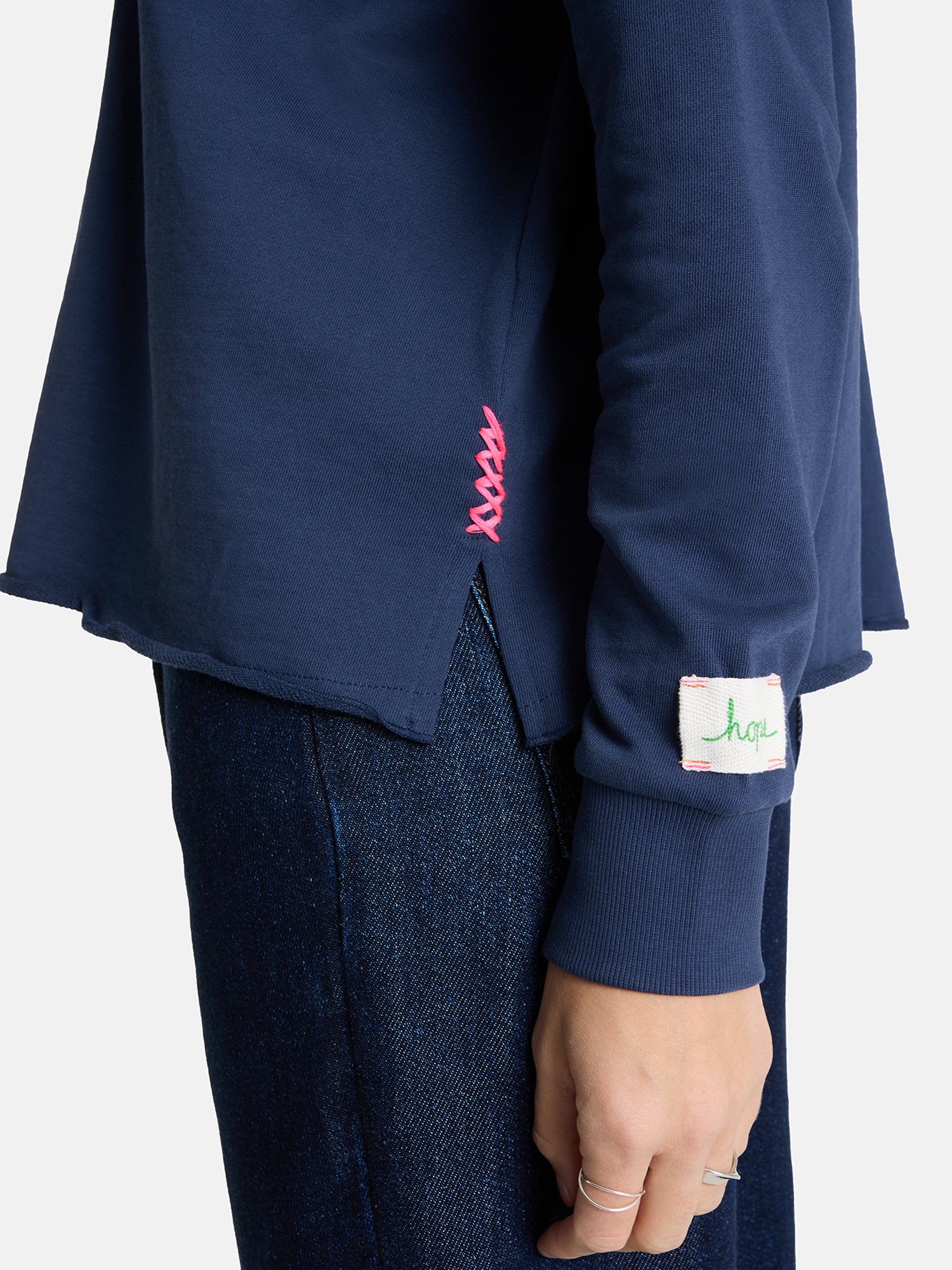 Hoodie "CyrenaL" aus Baumwolle