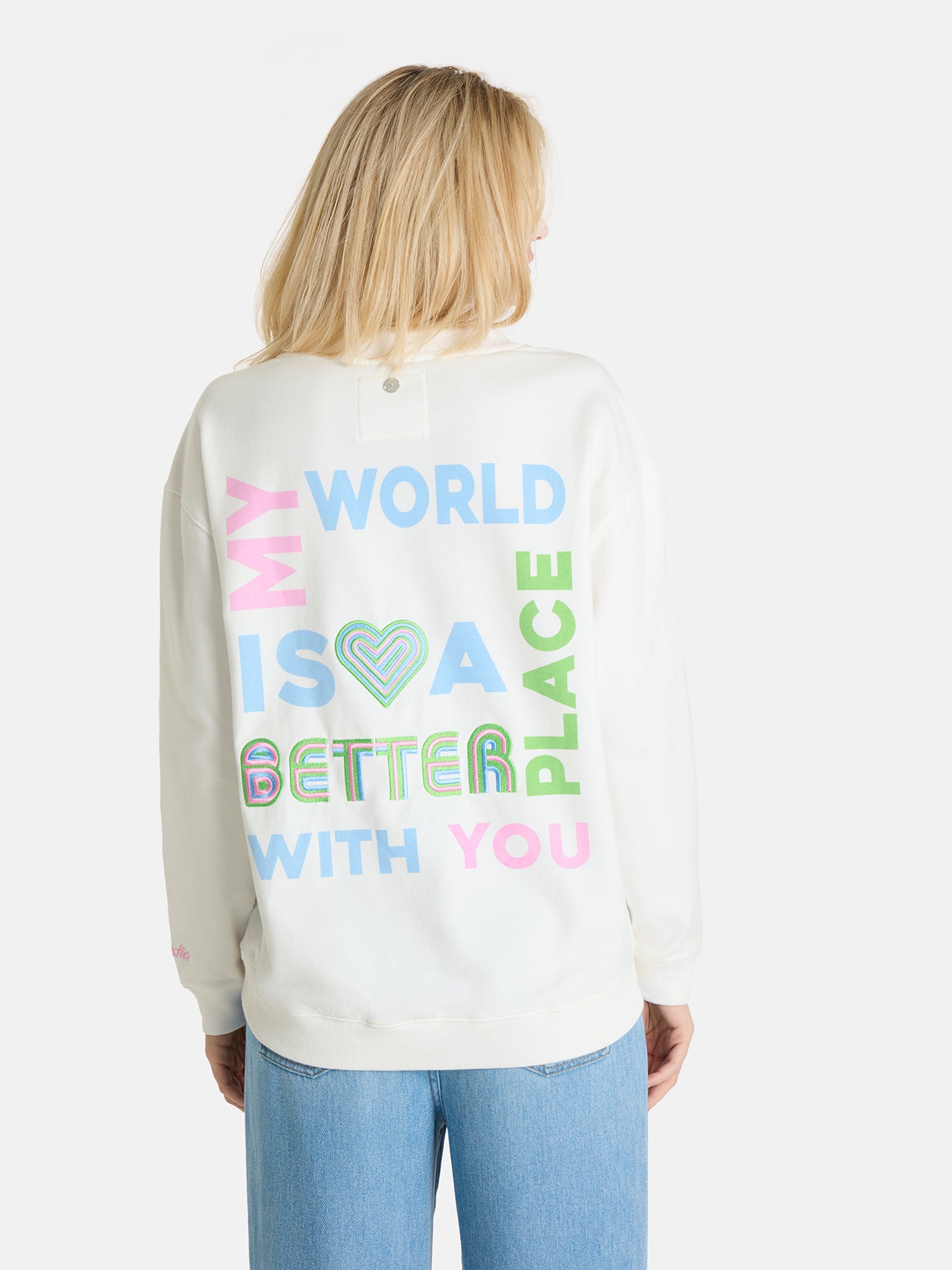 Sweatshirt "TatjanaL" mit Elasthan