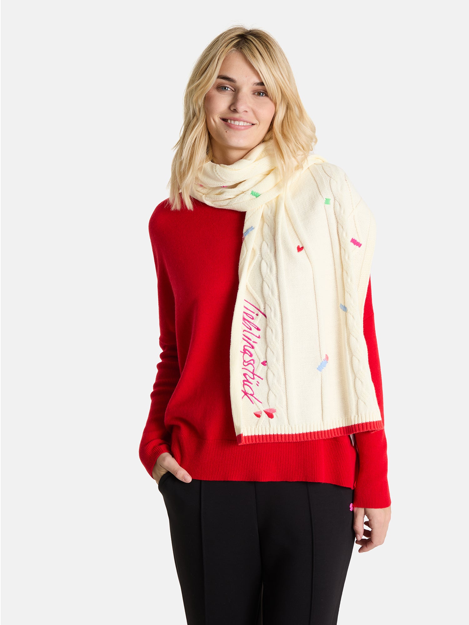 Schal "VardisL" aus Baumwollmix