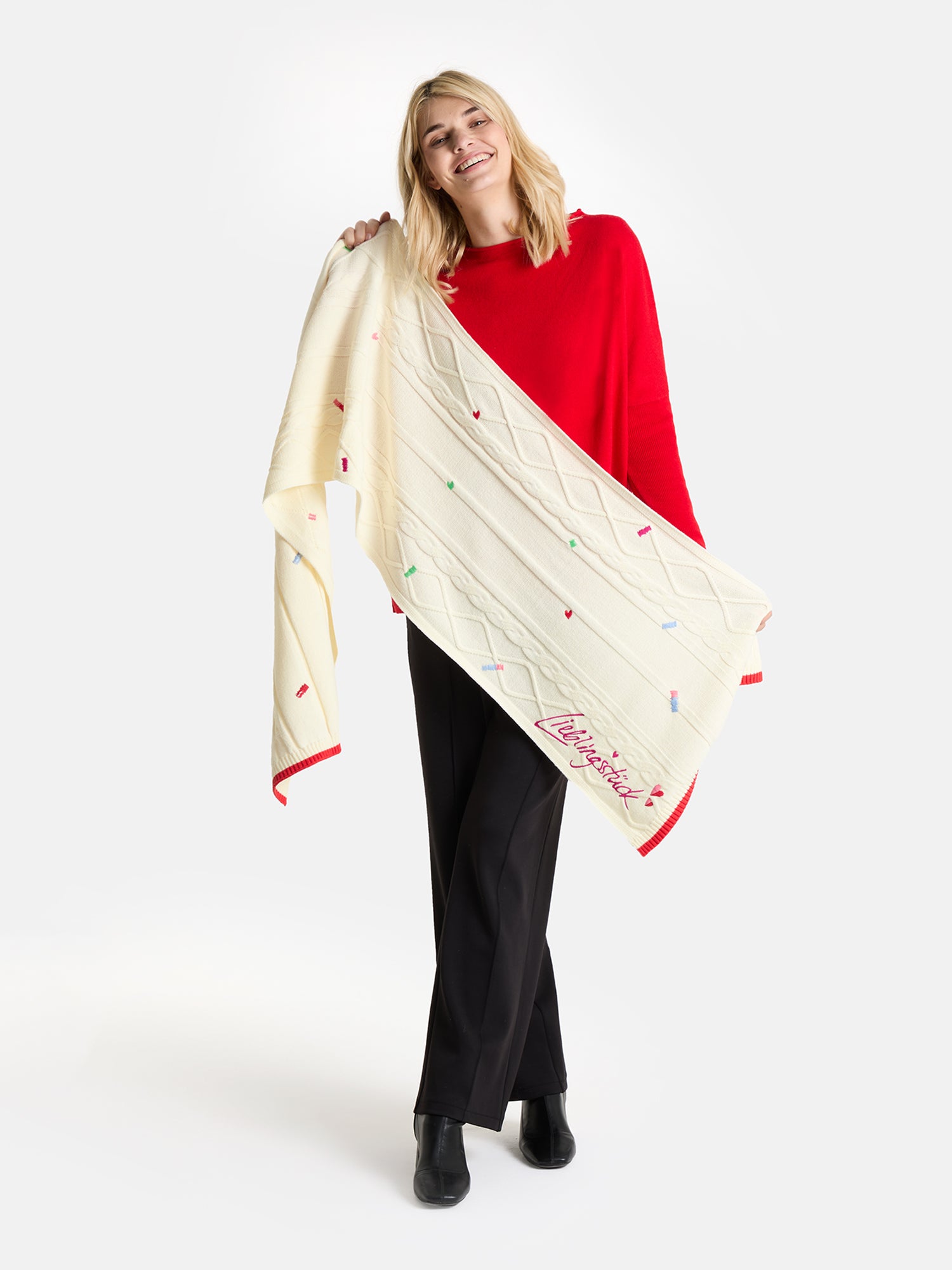 Schal "VardisL" aus Baumwollmix